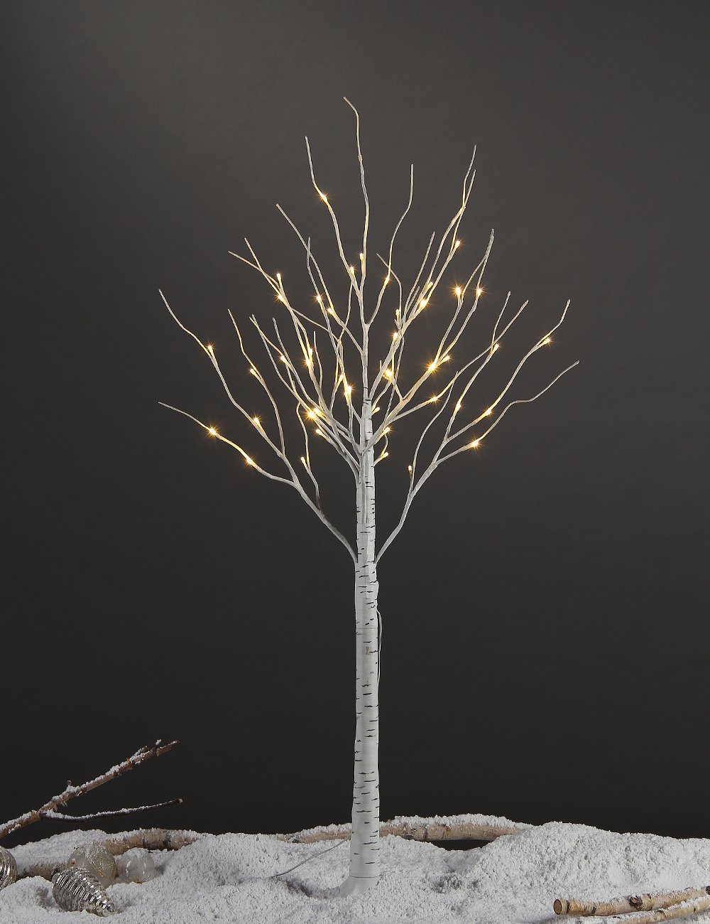 Foto 2 pulgar | Birch Tree Lightshare De 4 Pies Con 48 Luces Led De Color Blanco Cálido - Venta Internacional.