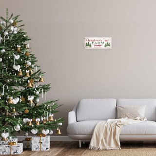 Foto 2 | Placa De Pared Stupell Industries Vintage Christmas Tree Farm - Venta Internacional.
