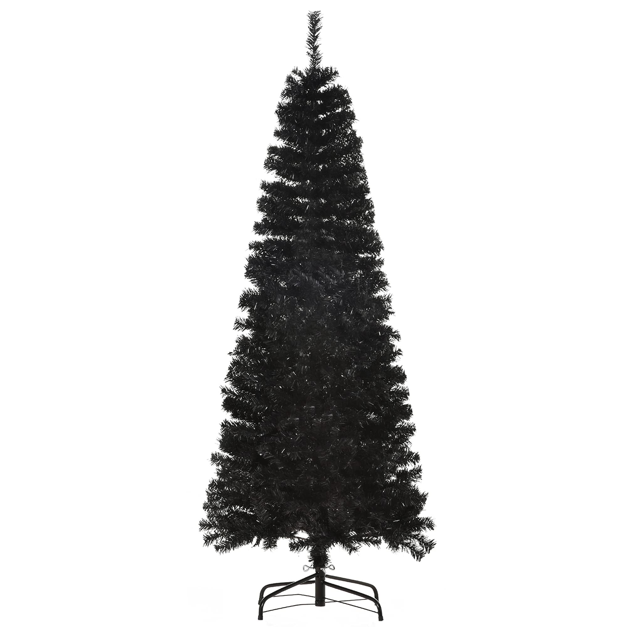 Lápiz Homcom Con Forma De Árbol De Navidad, Delgado, De 6 Pies, Sin Iluminación, Abeto De Douglas - Venta Internacion $1,830