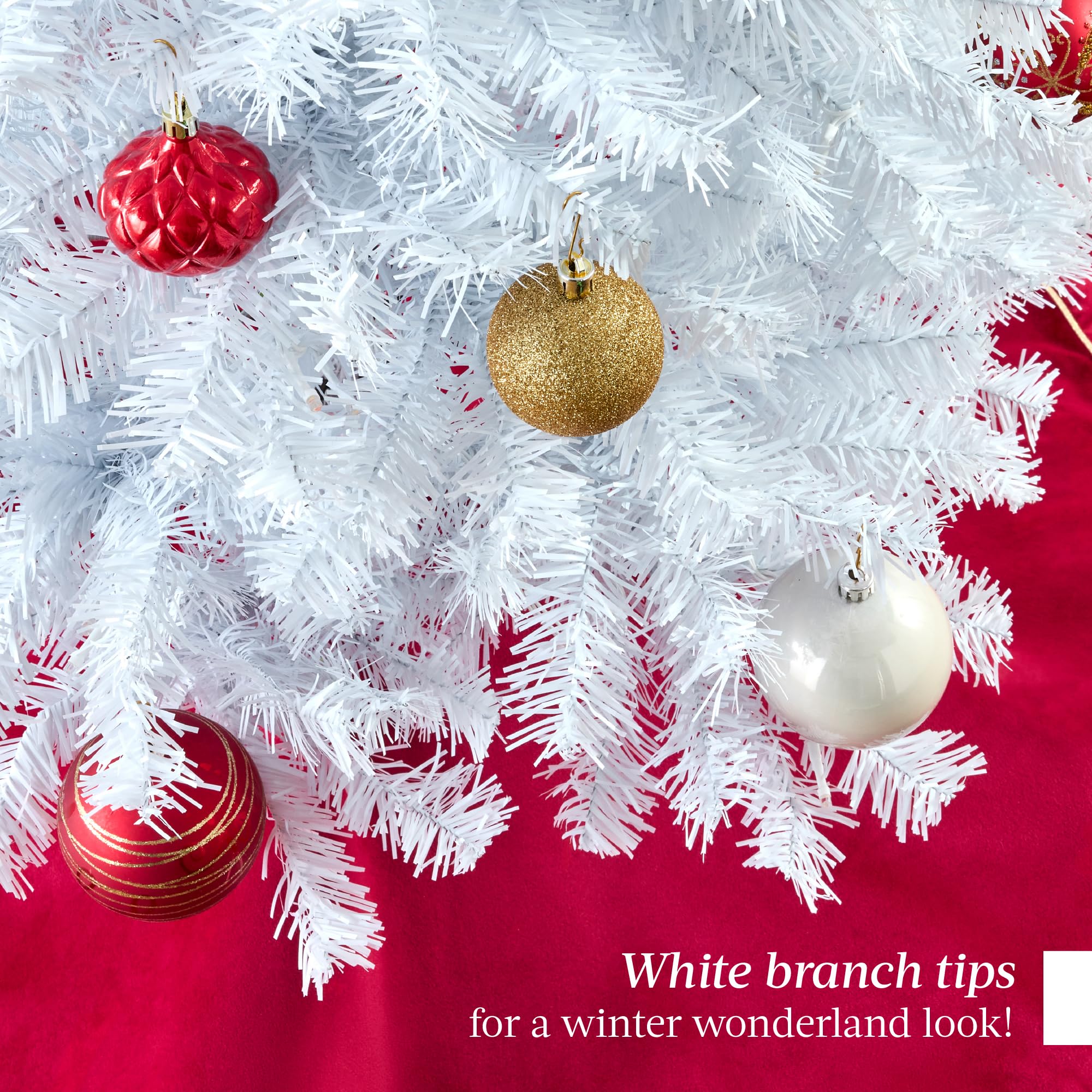 Foto 5 | Lápiz Christmas Tree Best Choice Products, 1,8 M, Blanco Apagado - Venta Internacional.