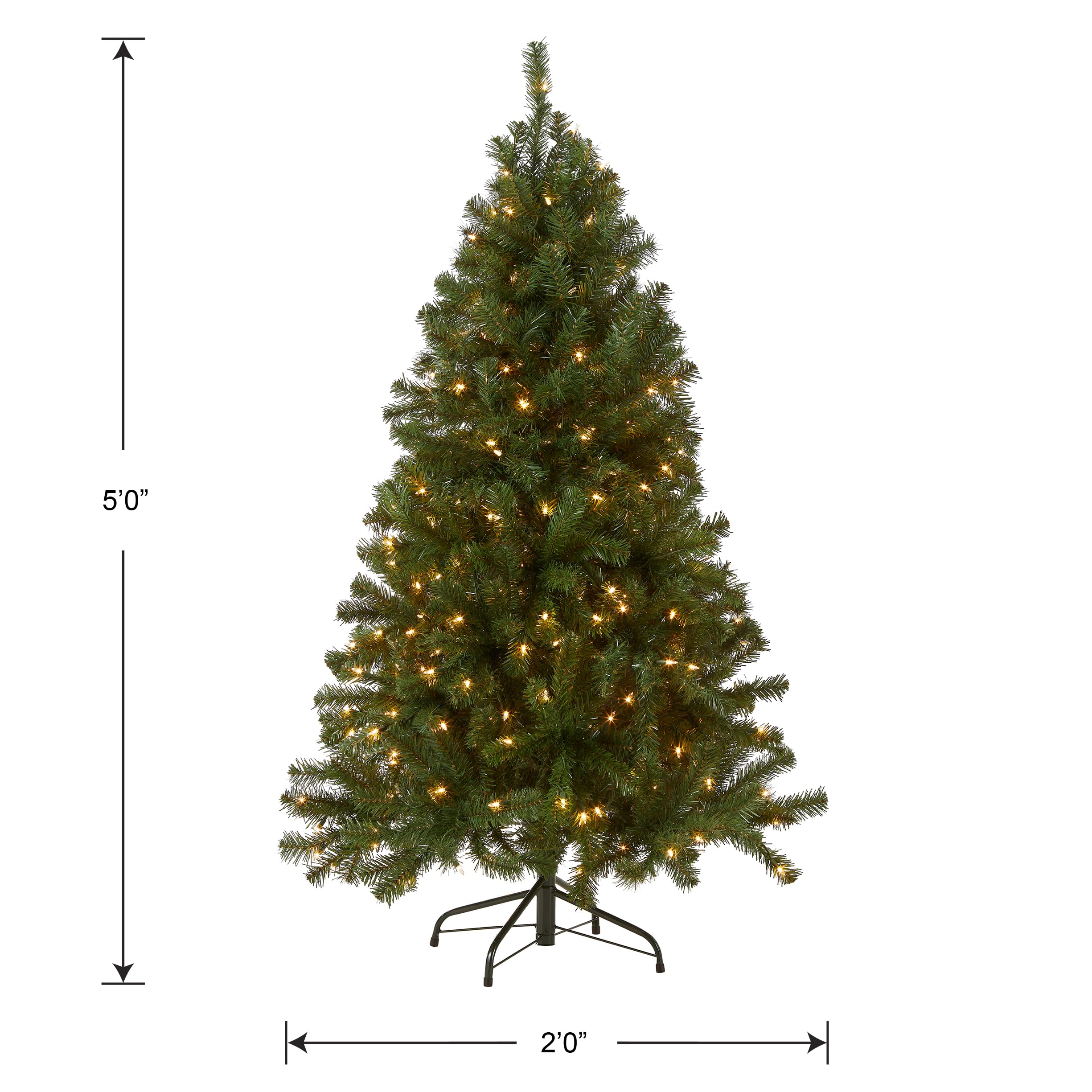Foto 6 pulgar | Árbol De Navidad, National Tree Company, North Valley Spruce, 5 Pies - Venta Internacional.