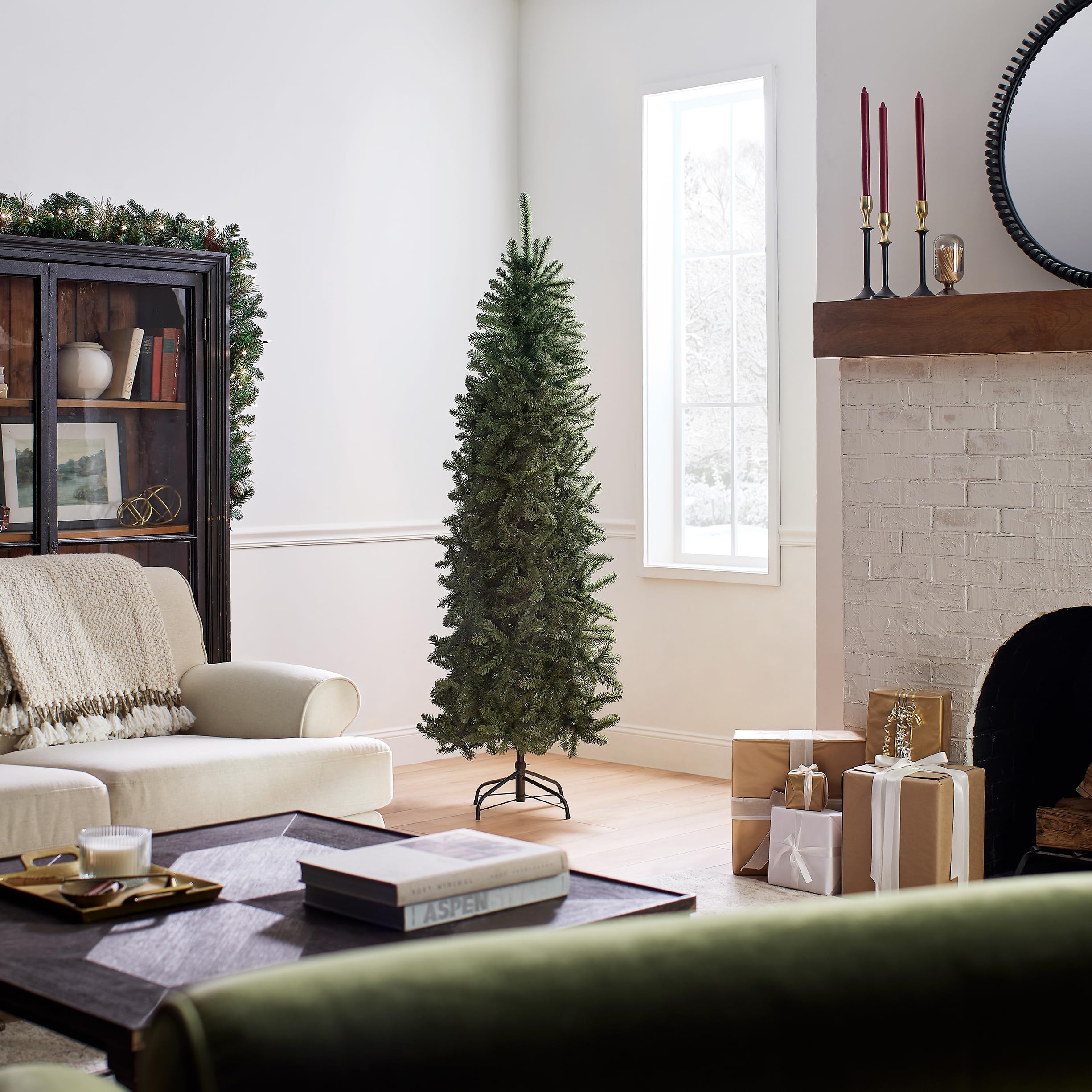 Foto 4 | Árbol De Navidad National Tree Company Kingswood Fir, 6.5 Pies - Venta Internacional.