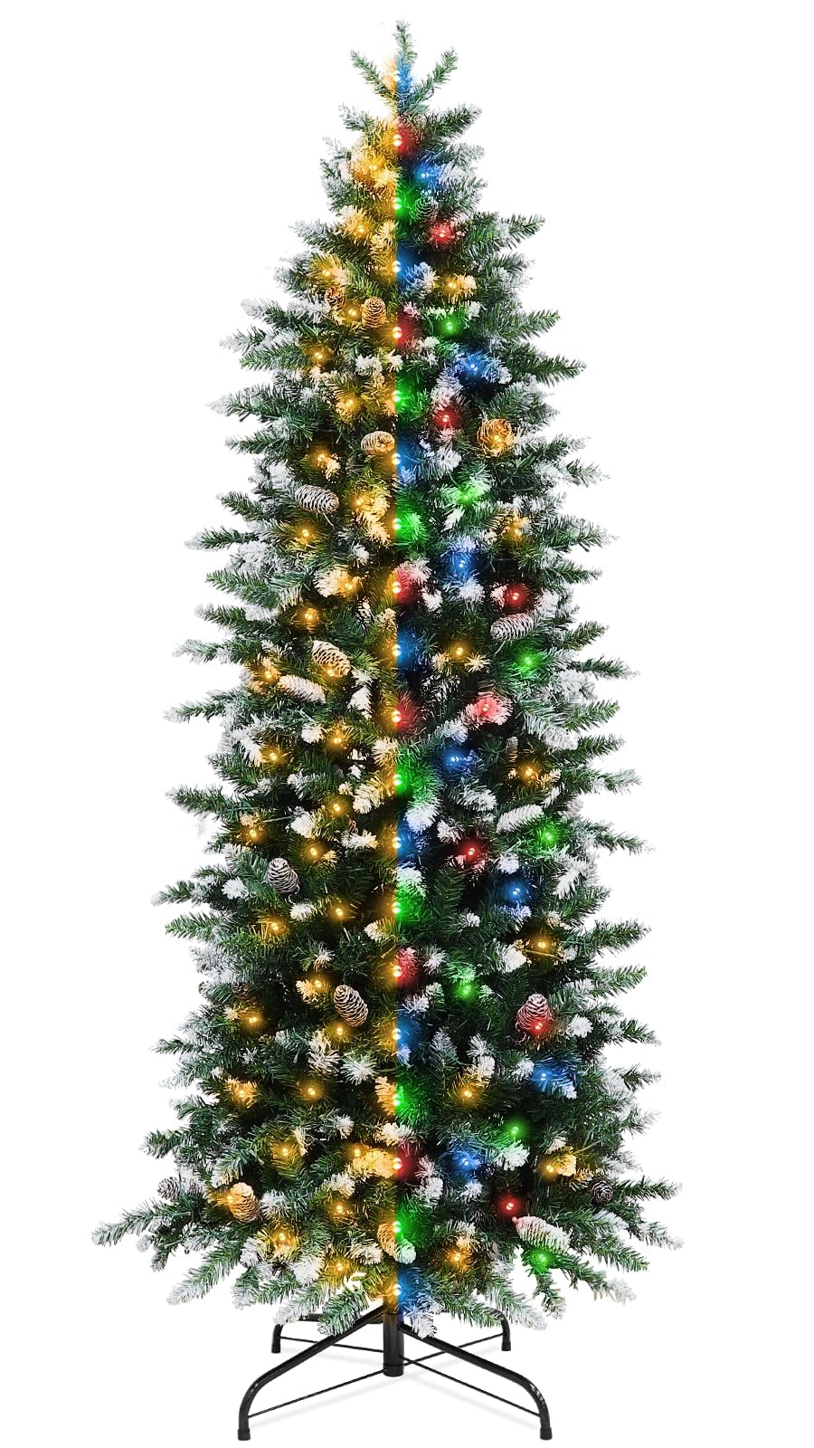 Árbol De Navidad Turnmeon Prelit Fraser Fir De 6 Pies Con 250 Led - Venta Internacional. $3,407
