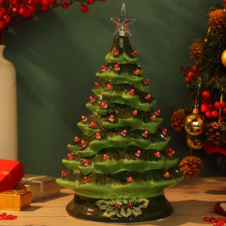 Foto 4 | Bombillas De Plástico Boao Para Árbol De Navidad, 100 Unidades, Con 5 Estrellas, Color Rojo - Venta Internacional.