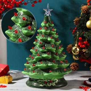 Foto 5 | Bombillas De Plástico Boao Para Árbol De Navidad, 100 Unidades, Con 5 Estrellas, Color Rojo - Venta Internacional.