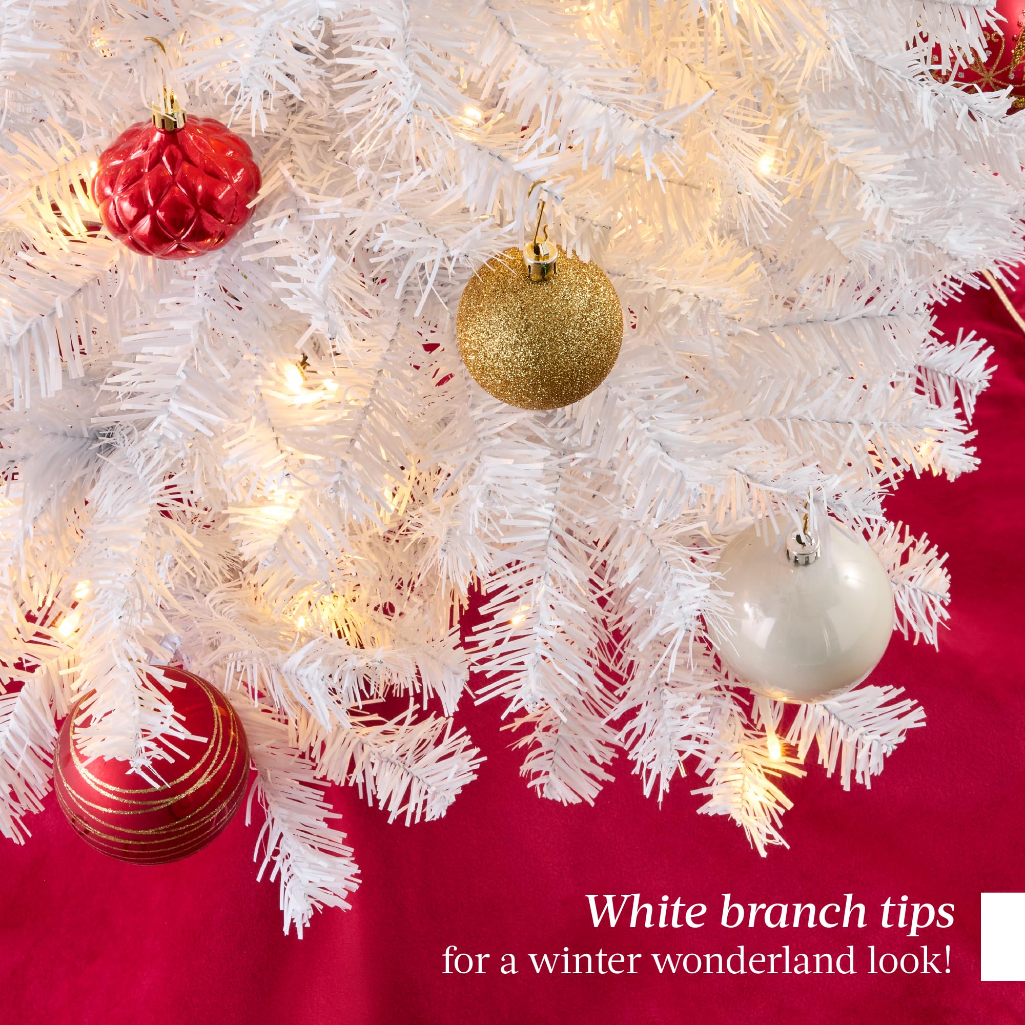 Foto 6 pulgar | Lápiz Blanco Preiluminado Christmas Tree Best Choice Products De 9 Pies - Venta Internacional.