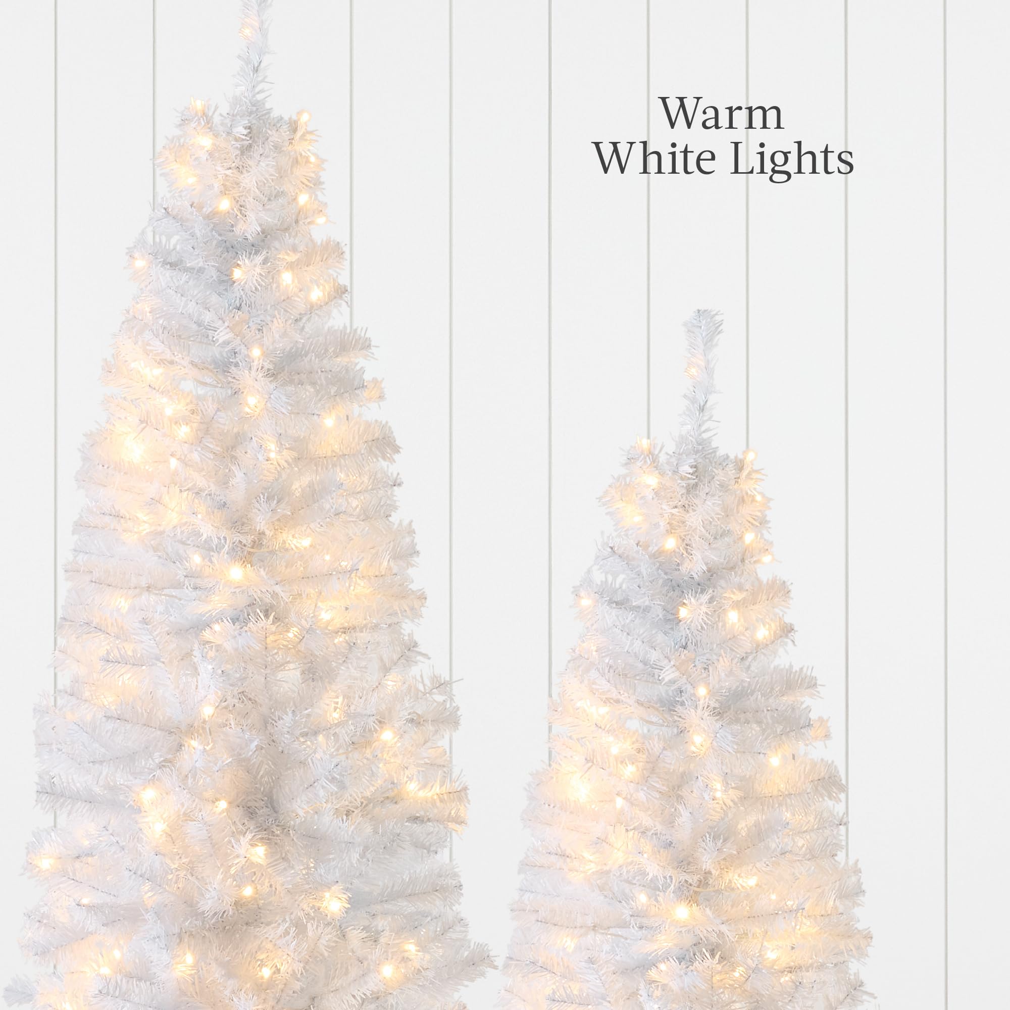 Foto 7 pulgar | Lápiz Blanco Preiluminado Christmas Tree Best Choice Products De 9 Pies - Venta Internacional.