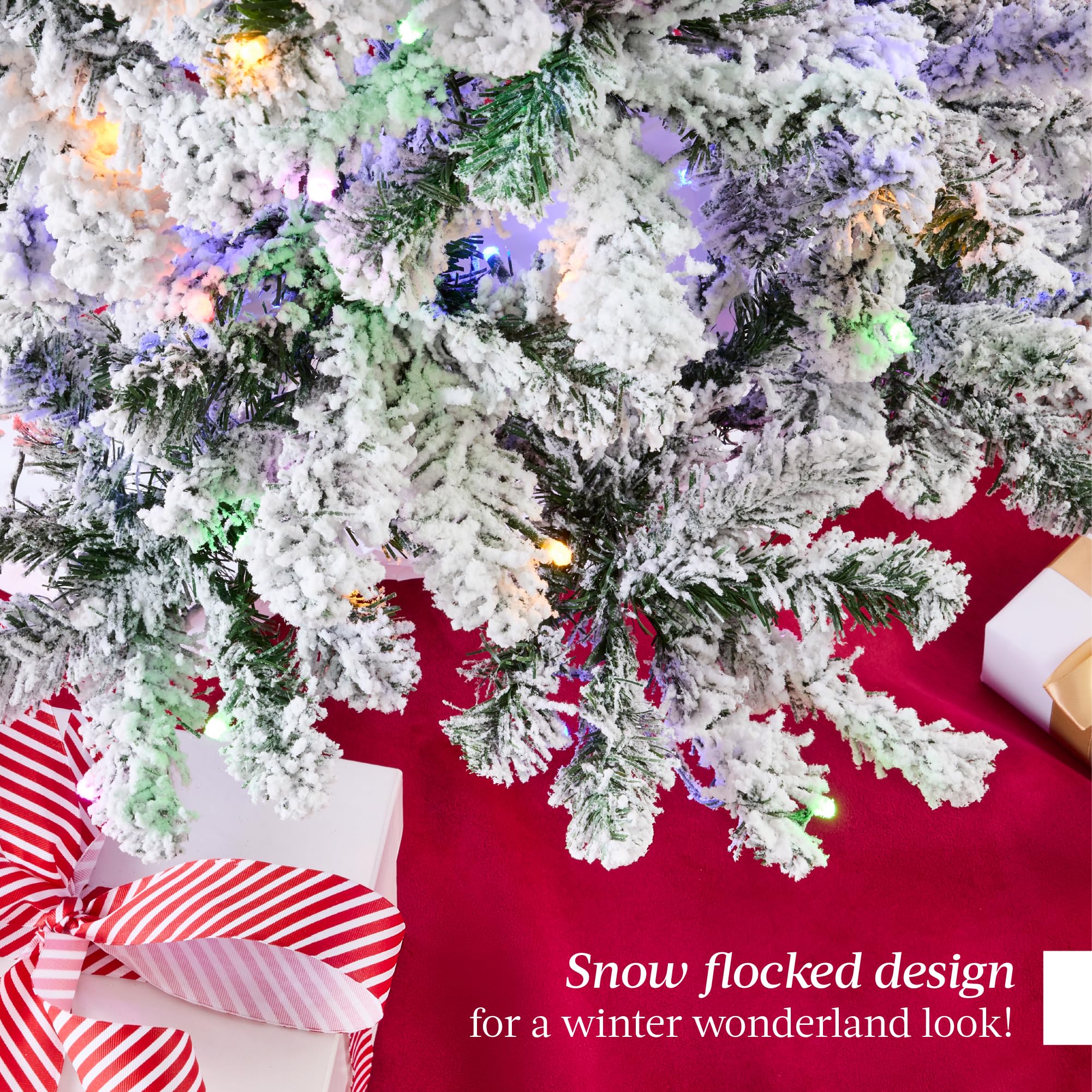Foto 5 | Lápiz Flocado Christmas Tree Best Choice Products De 9 Pies - Venta Internacional.