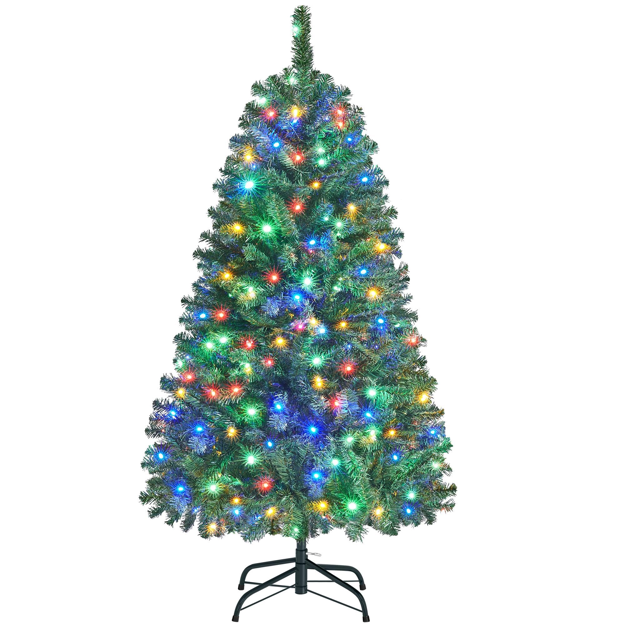 Foto 2 pulgar | Árbol De Navidad Yaheetech De 1,37 M Con 150 Luces Led Y Soporte - Venta Internacional.