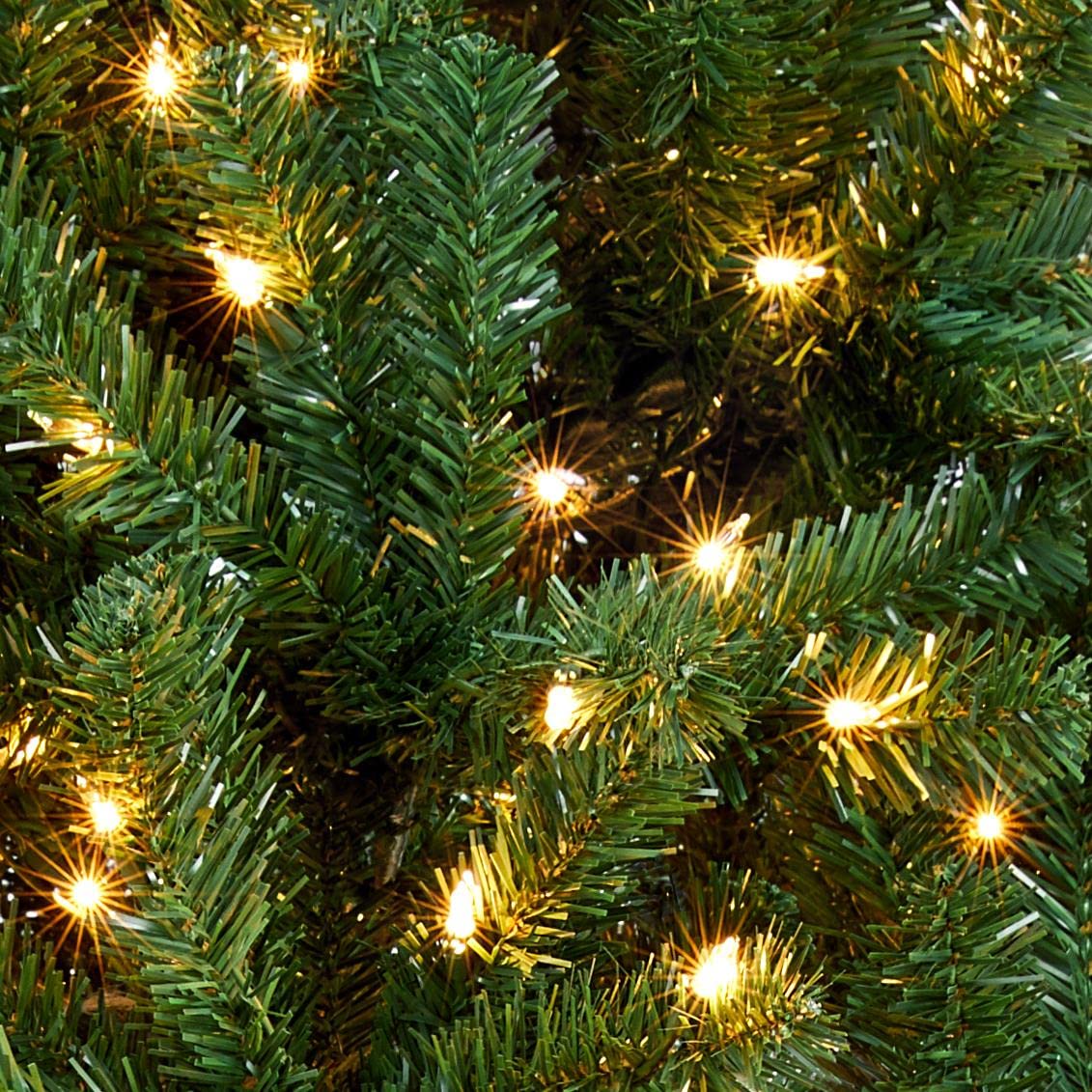 Foto 4 | Árbol De Navidad Yaheetech, Abeto Preiluminado De 6 Pies Con 300 Luces - Venta Internacional.