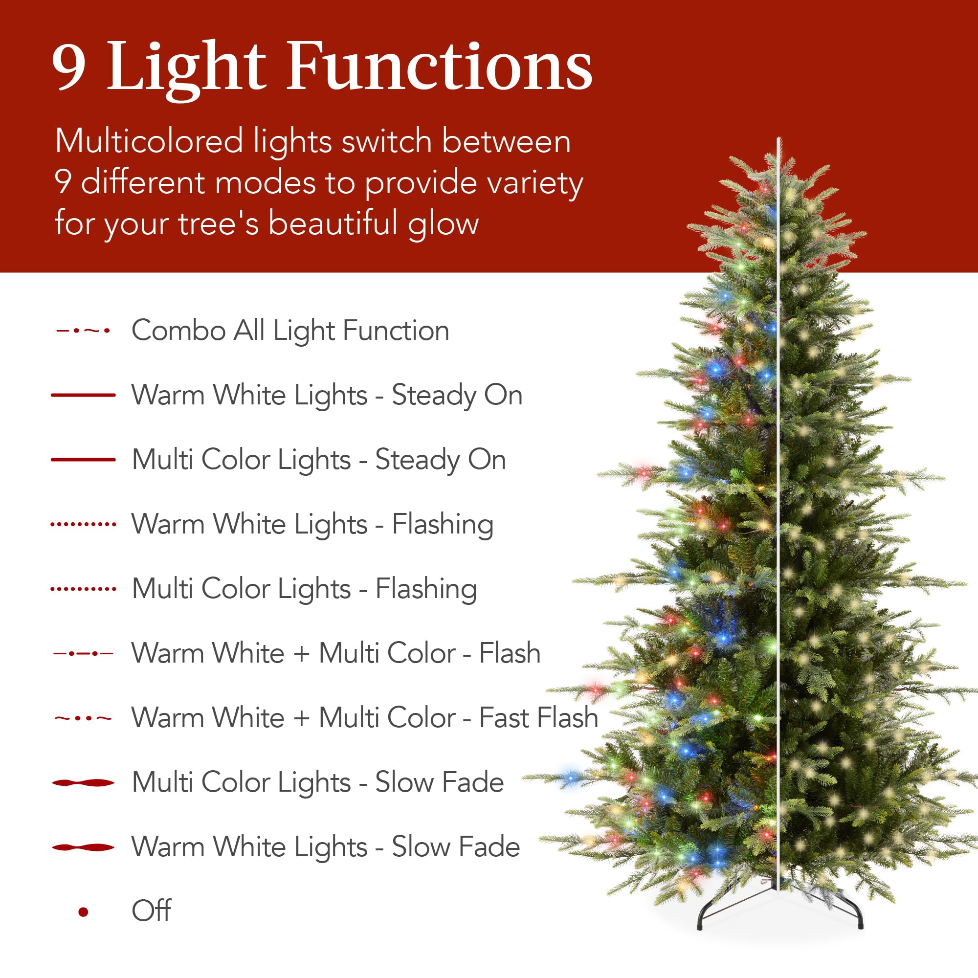 Foto 6 | Árbol De Navidad Best Choice Products Aspen De 1,4 M Con 750 Puntas - Venta Internacional.