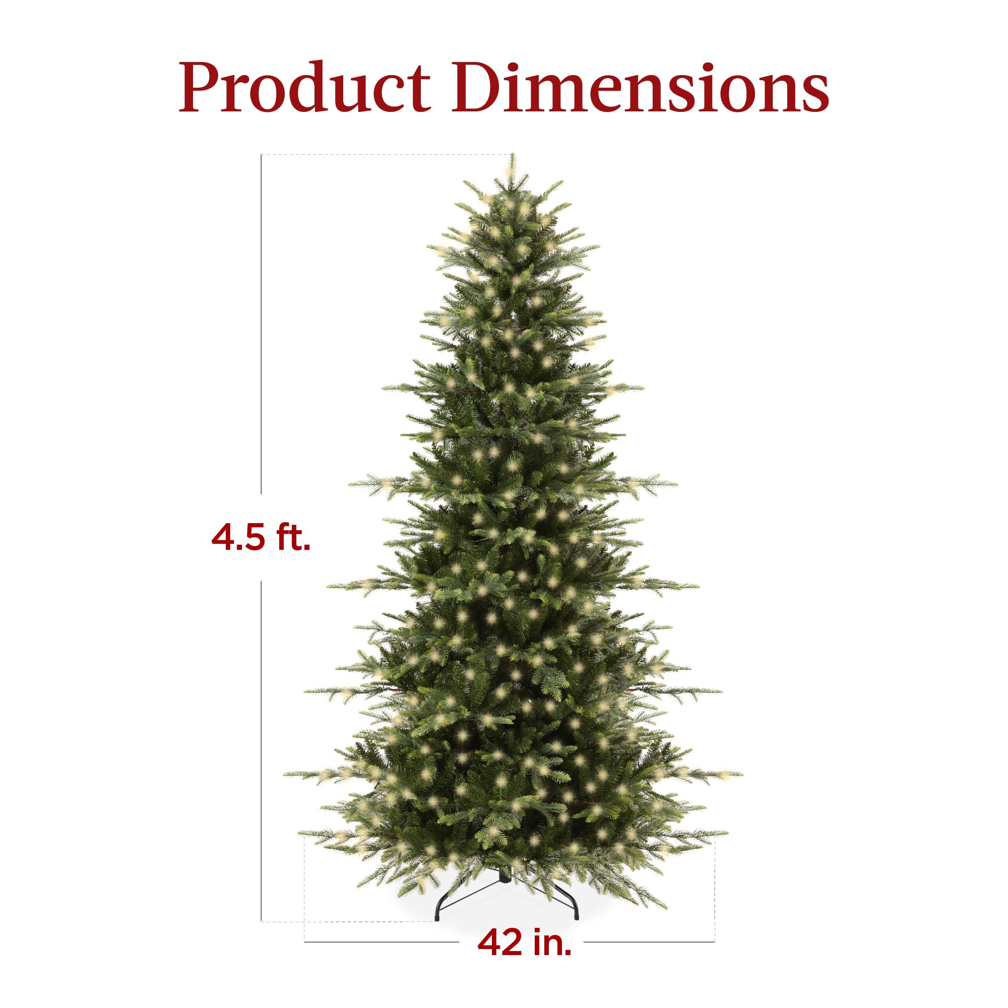 Foto 7 | Árbol De Navidad Best Choice Products Aspen De 1,4 M Con 750 Puntas - Venta Internacional.