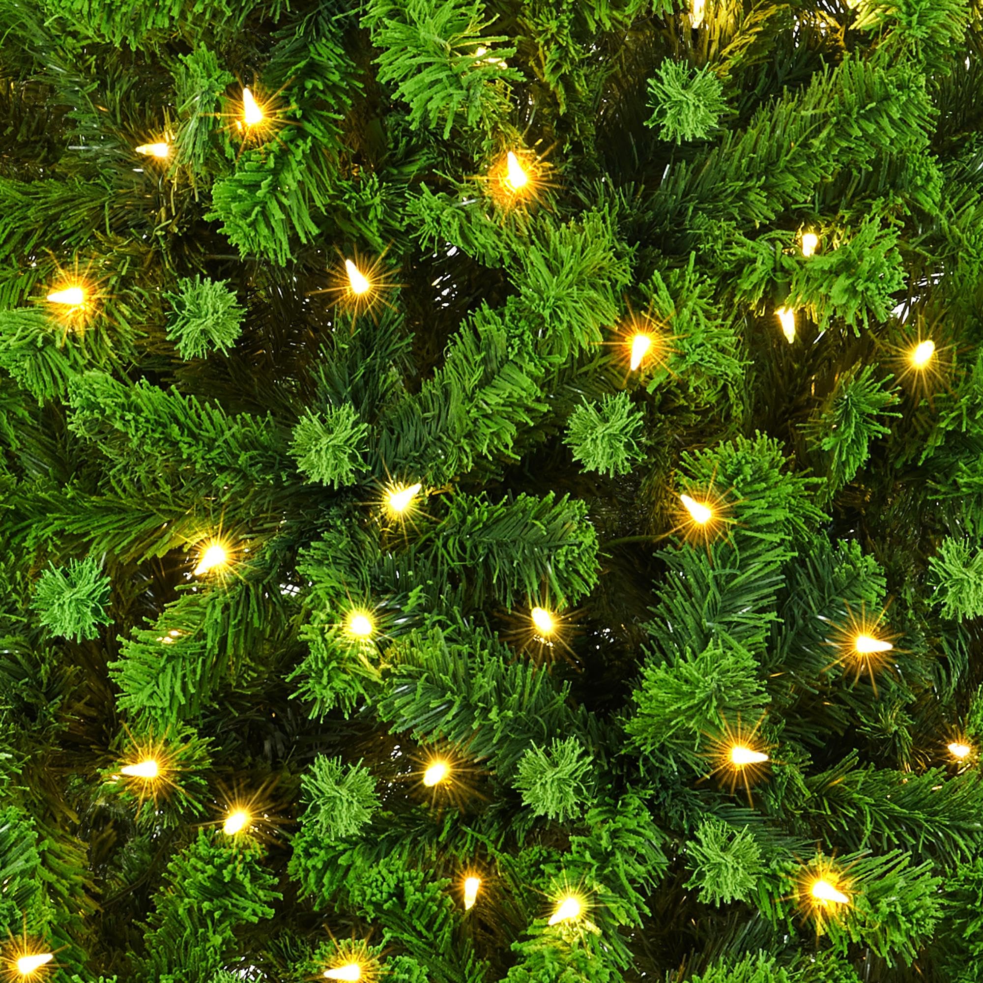 Foto 5 | Árbol De Navidad Yaheetech De 7.5 Pies Con 550 Luces Blancas Cálidas - Venta Internacional.