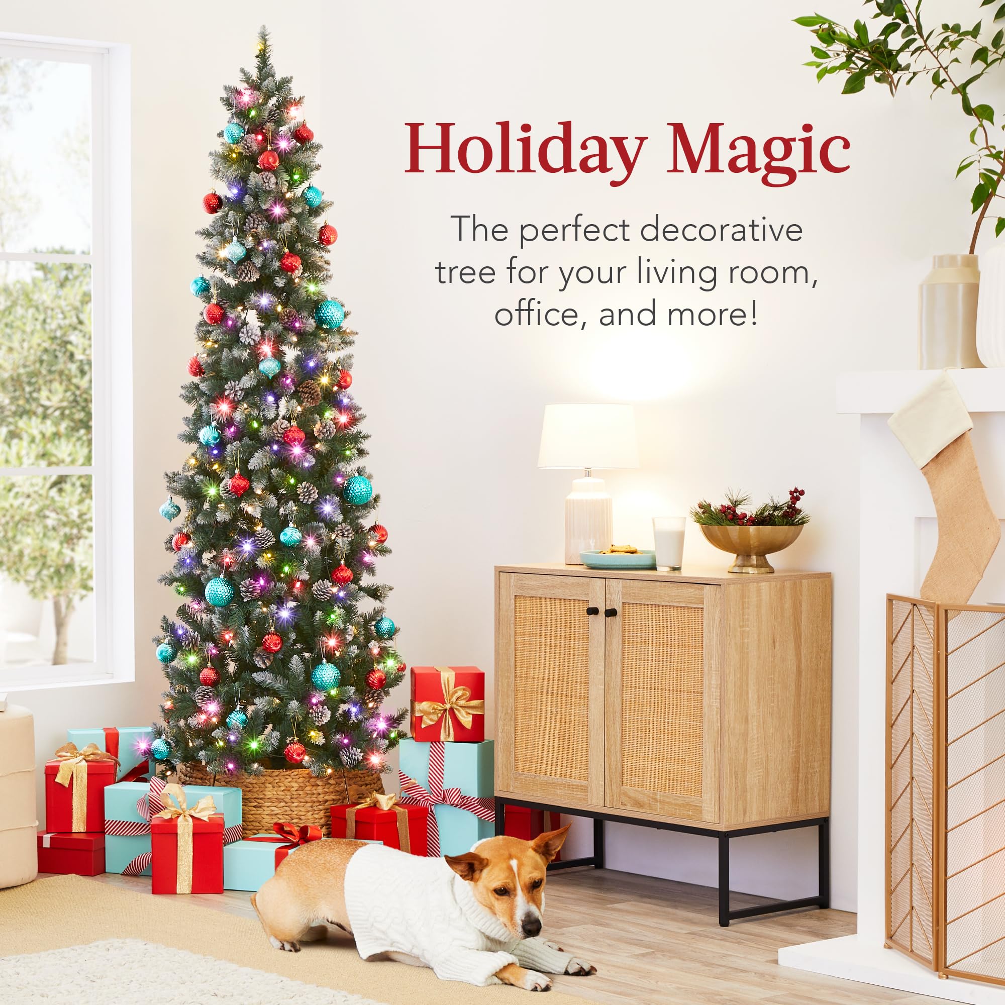 Foto 4 pulgar | Lápiz Preiluminado Christmas Tree Best Choice Products De 6 Pies - Venta Internacional.