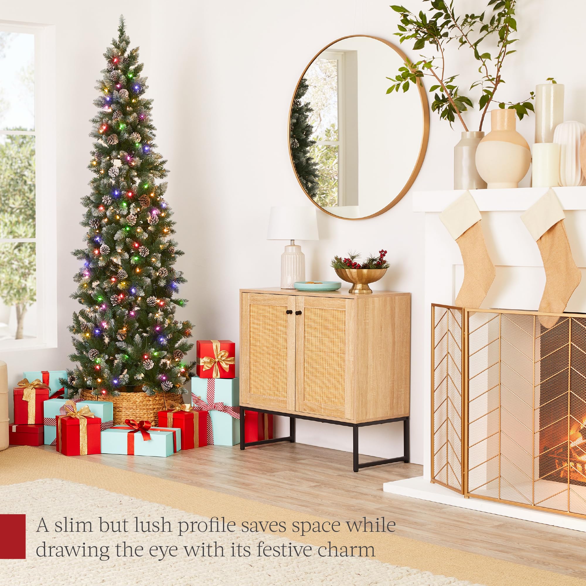 Foto 5 pulgar | Lápiz Preiluminado Christmas Tree Best Choice Products De 6 Pies - Venta Internacional.