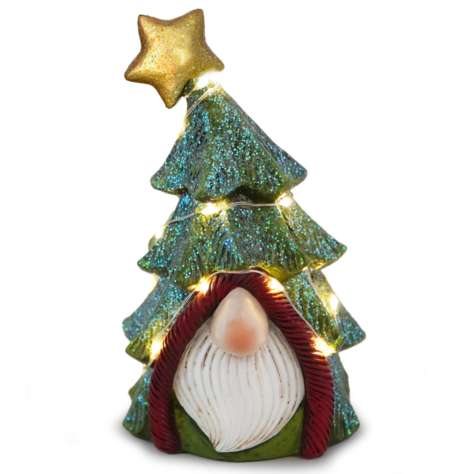 Foto 2 pulgar | Árbol De Navidad Con Diseño De Gnomos, Diseño De Gnomo Sueco Hodao, De Resina - Venta Internacional.