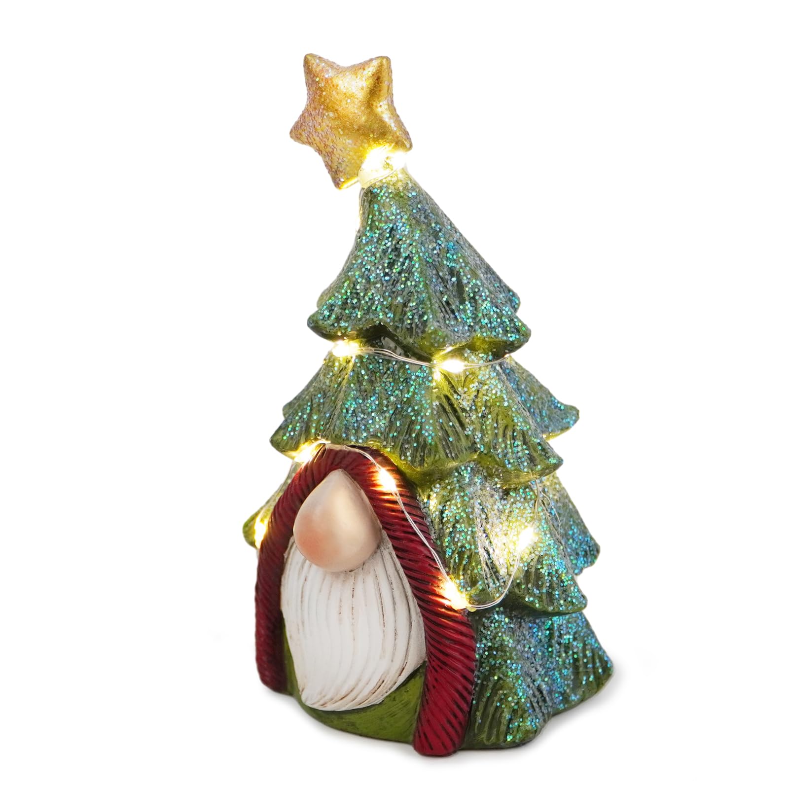 Foto 3 pulgar | Árbol De Navidad Con Diseño De Gnomos, Diseño De Gnomo Sueco Hodao, De Resina - Venta Internacional.