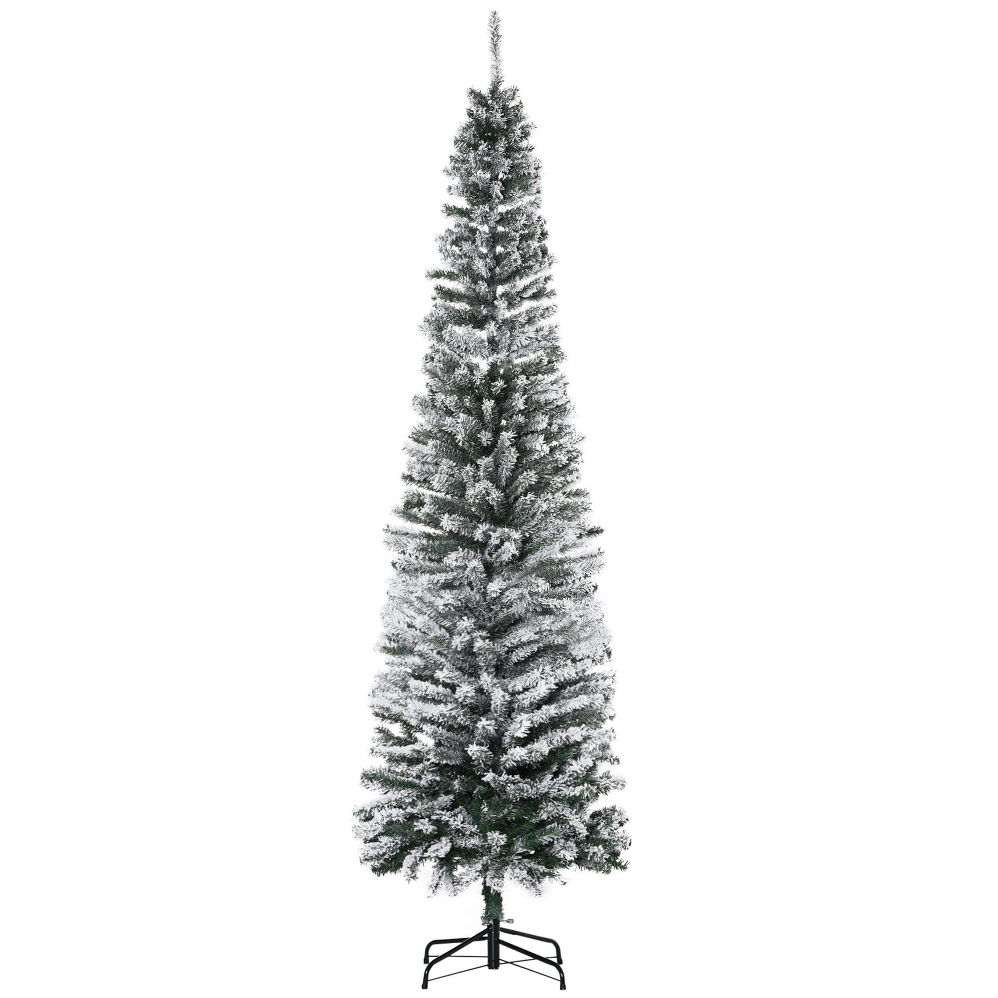 Foto 2 pulgar | Árbol De Navidad Homcom, Flocado En Nieve, 2,3 M, Con 738 Puntas, Color Verde - Venta Internacional.