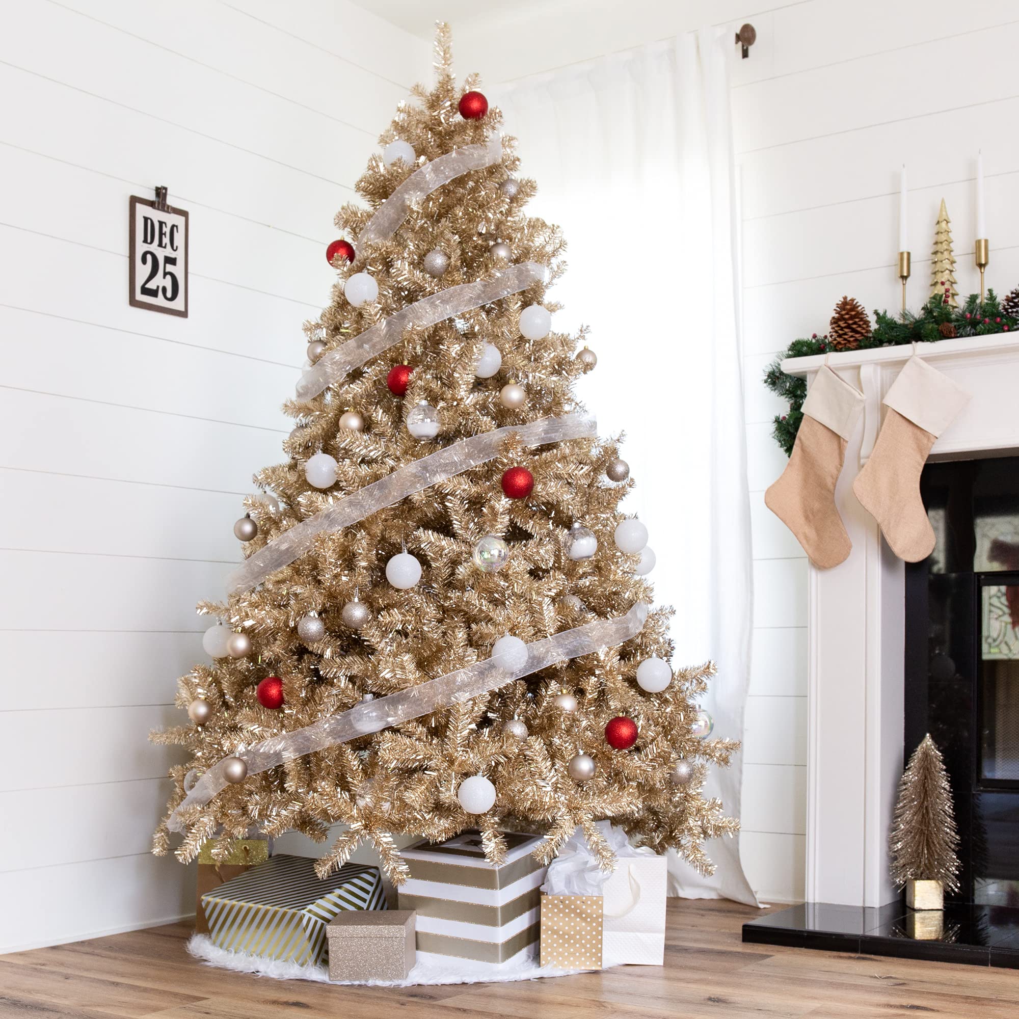 Foto 2 | Árbol De Navidad Artificial Best Choice De 7.5 Pies Con 1.749 Puntas - Venta Internacional.