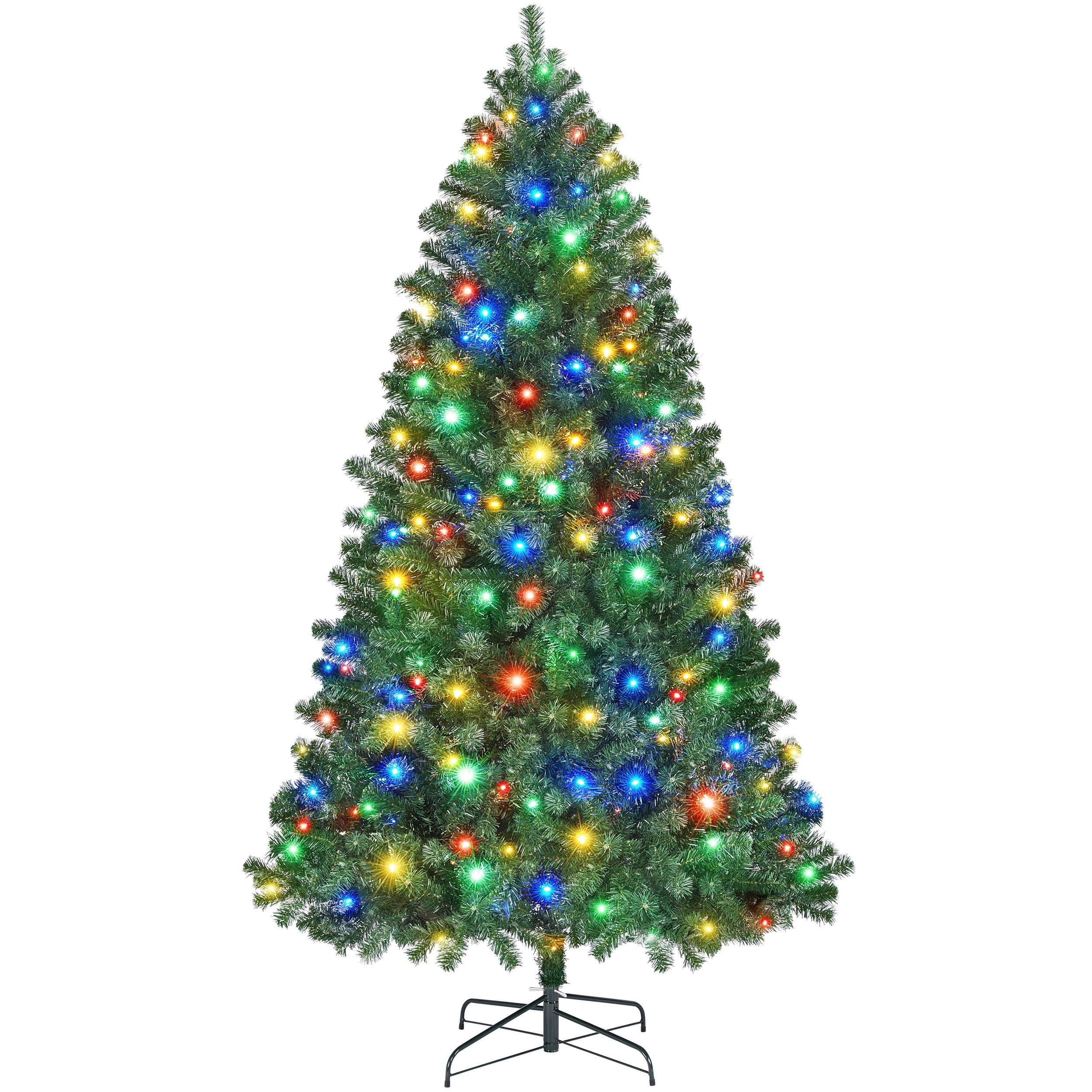 Foto 1 | Árbol De Navidad Yaheetech, Abeto Preiluminado, 1,8 M, Con 300 Luces Led - Venta Internacional.