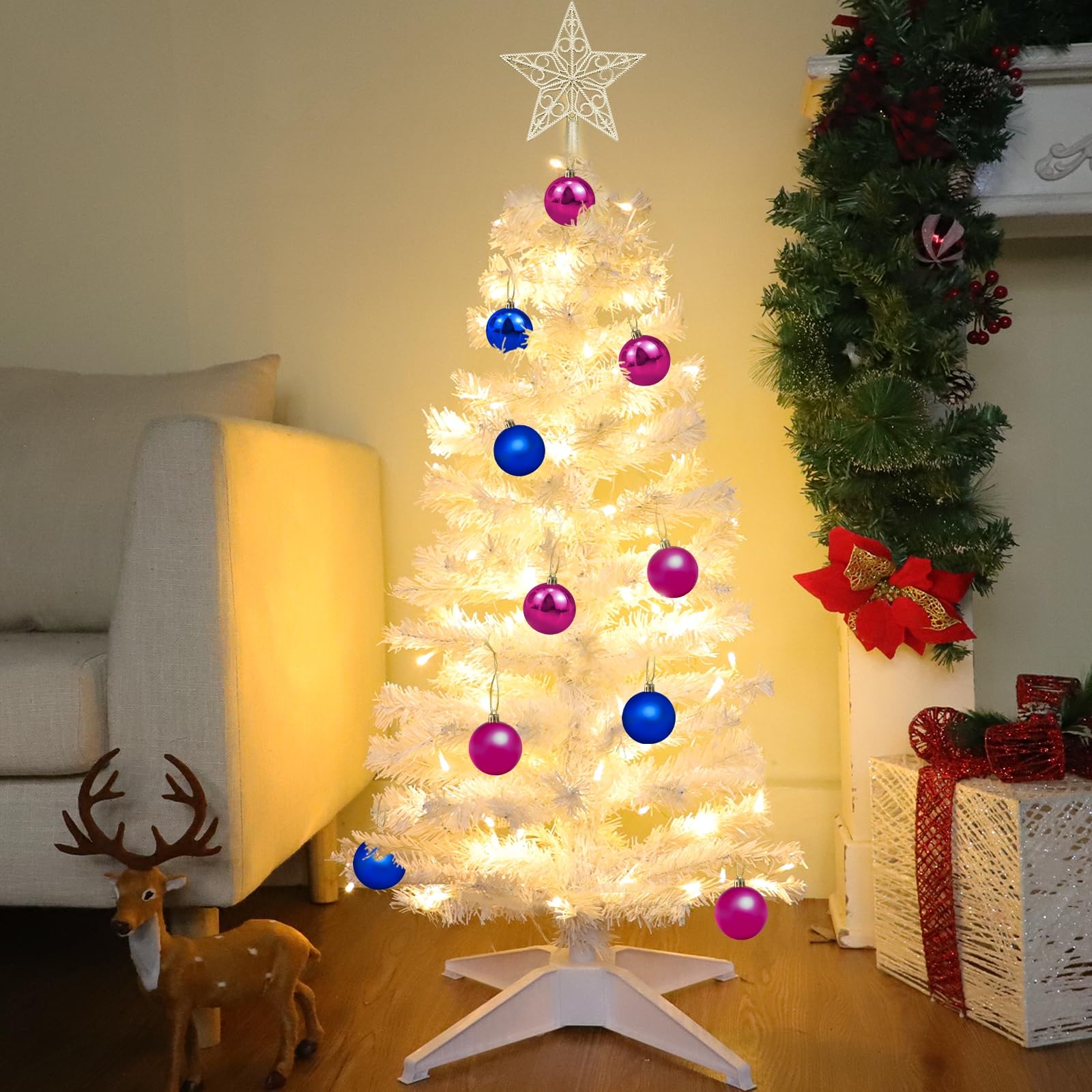 Foto 6 | Mando A Distancia Turnmeon Para Árbol De Navidad De 3 Pies Con Luces Y Adornos - Venta Internacional.