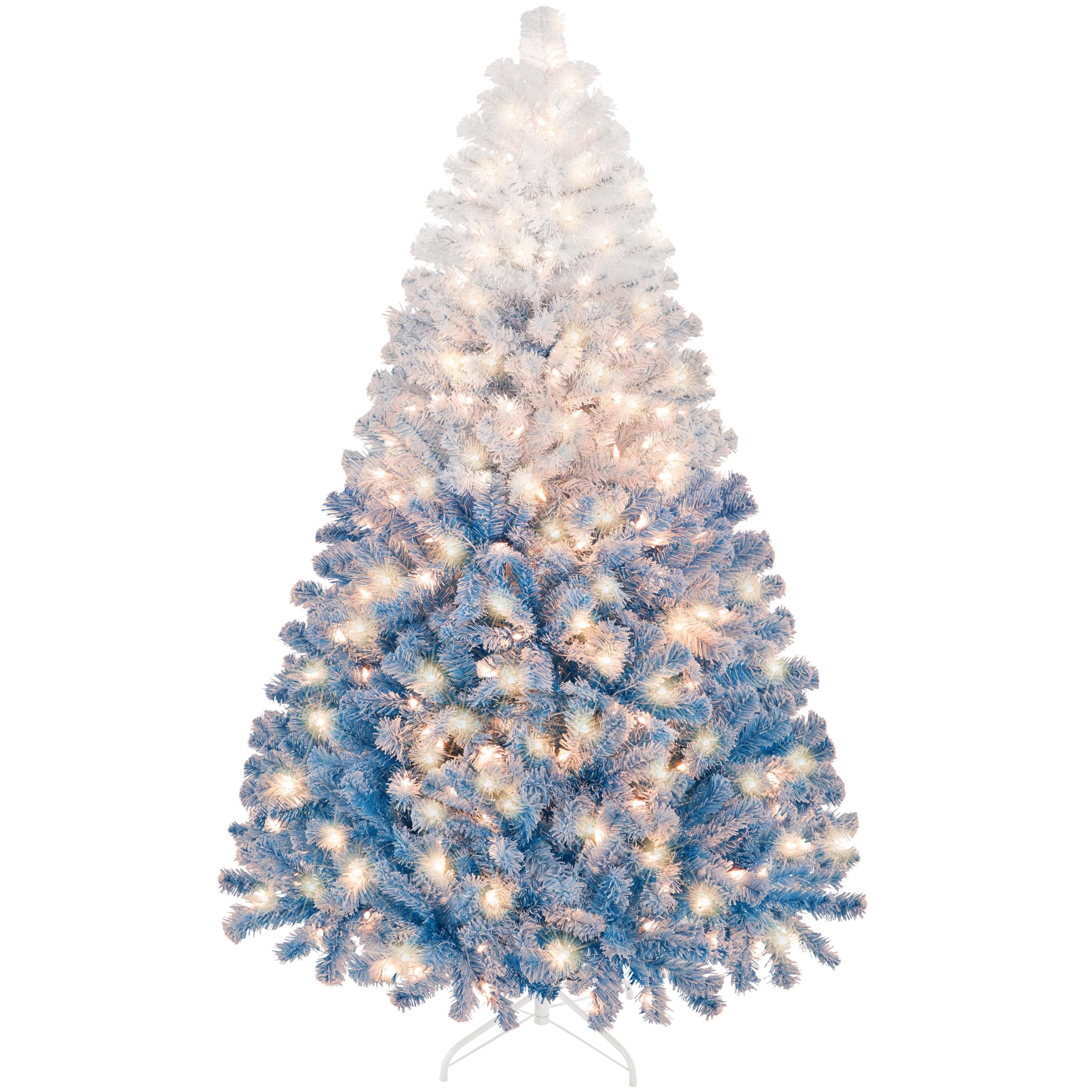 Foto 2 pulgar | Árbol De Navidad Yaheetech Artificial Preiluminado De 6 Pies Con 250 Luces - Venta Internacional.