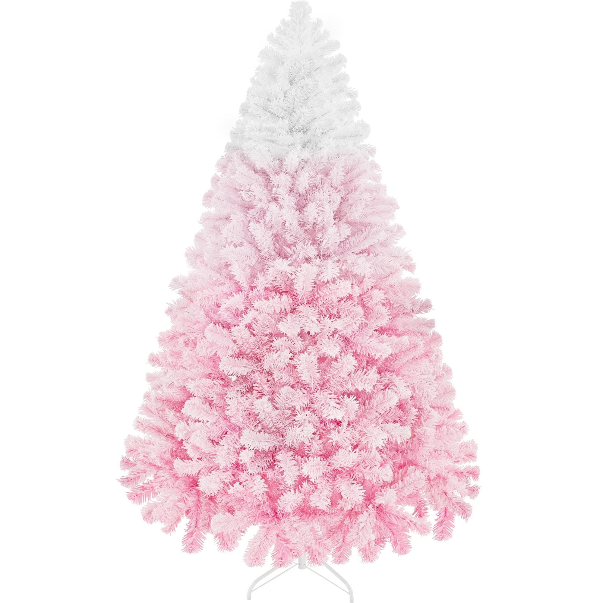 Árbol De Navidad Yaheetech De 6 Pies Con Nieve, Degradado - Venta Internacional. $3,269