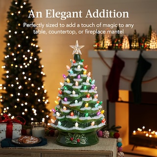 Foto 5 | Árbol De Navidad De Cerámica Best Choice Products De 24 Pulgadas Con 74 Bombillas - Venta Internacional.