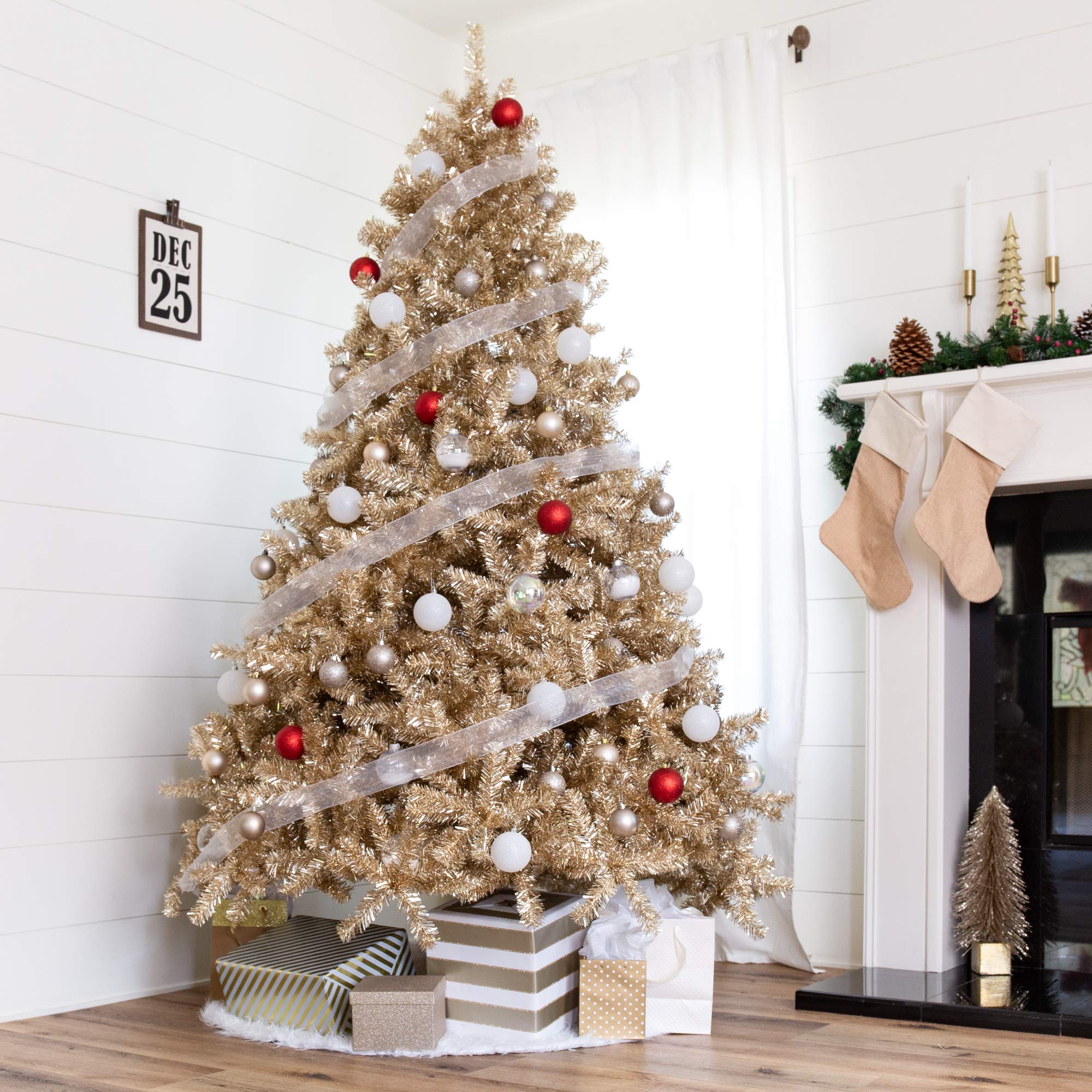 Foto 2 | Árbol De Navidad Artificial Best Choice De 6 Pies Con 1477 Puntas - Venta Internacional.