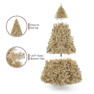 Foto 4 | Árbol De Navidad Artificial Best Choice De 6 Pies Con 1477 Puntas - Venta Internacional.