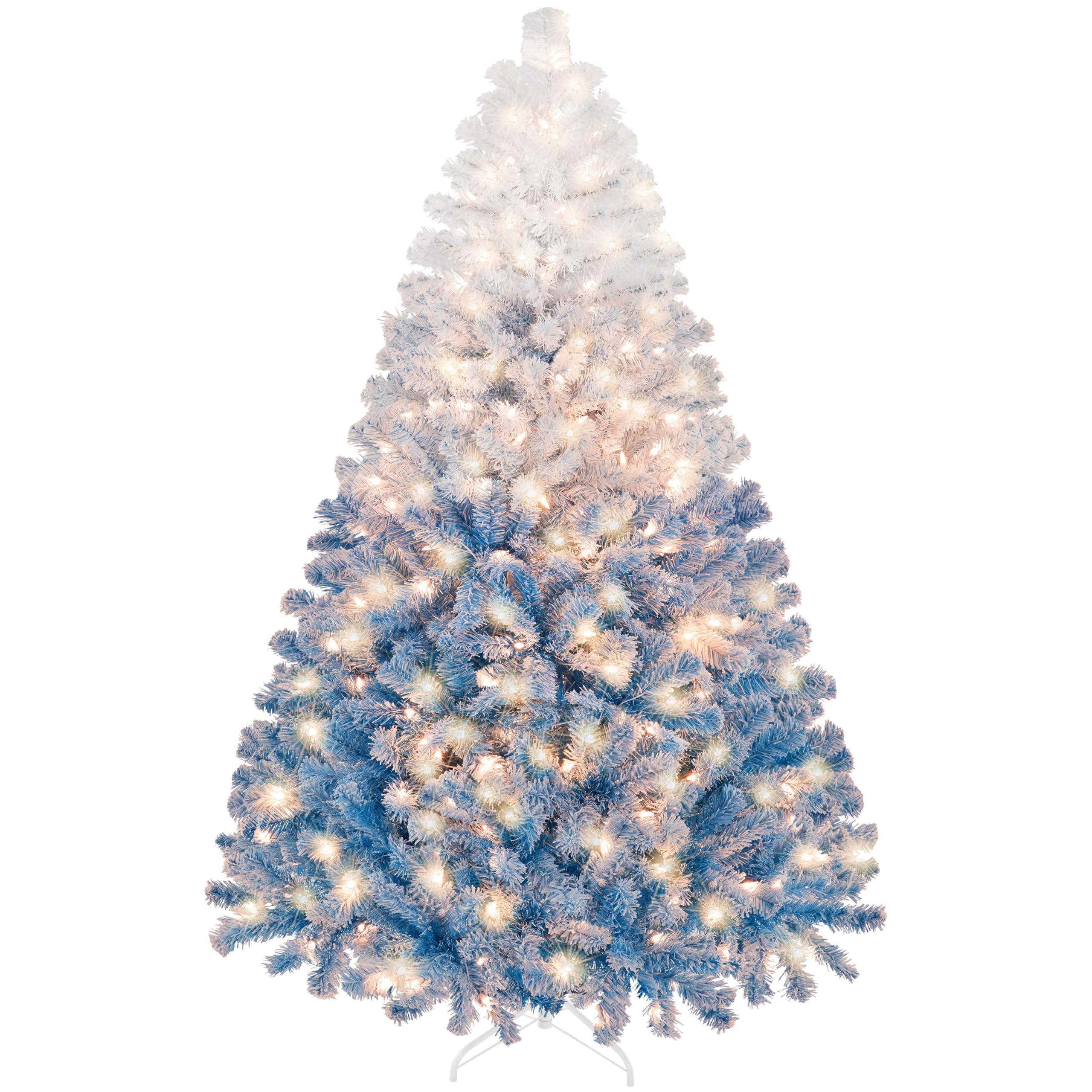 Foto 1 | Árbol De Navidad Yaheetech De 2,28 M Con 550 Luces Blancas Cálidas - Venta Internacional.