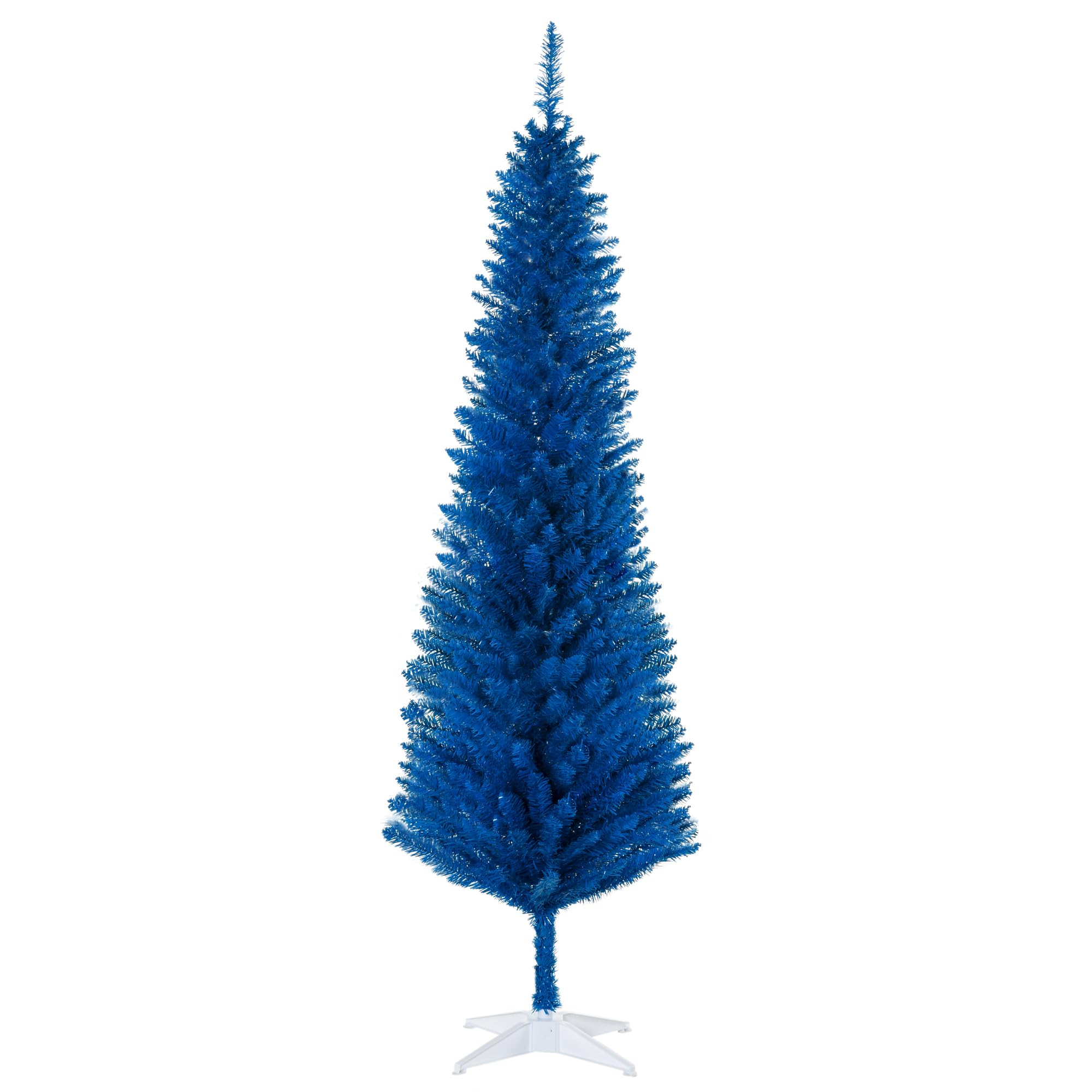 Foto 1 | Lápiz Artificial Christmas Tree Homcom De 6 Pies Con 390 Puntas, Color Azul - Venta Internacional.