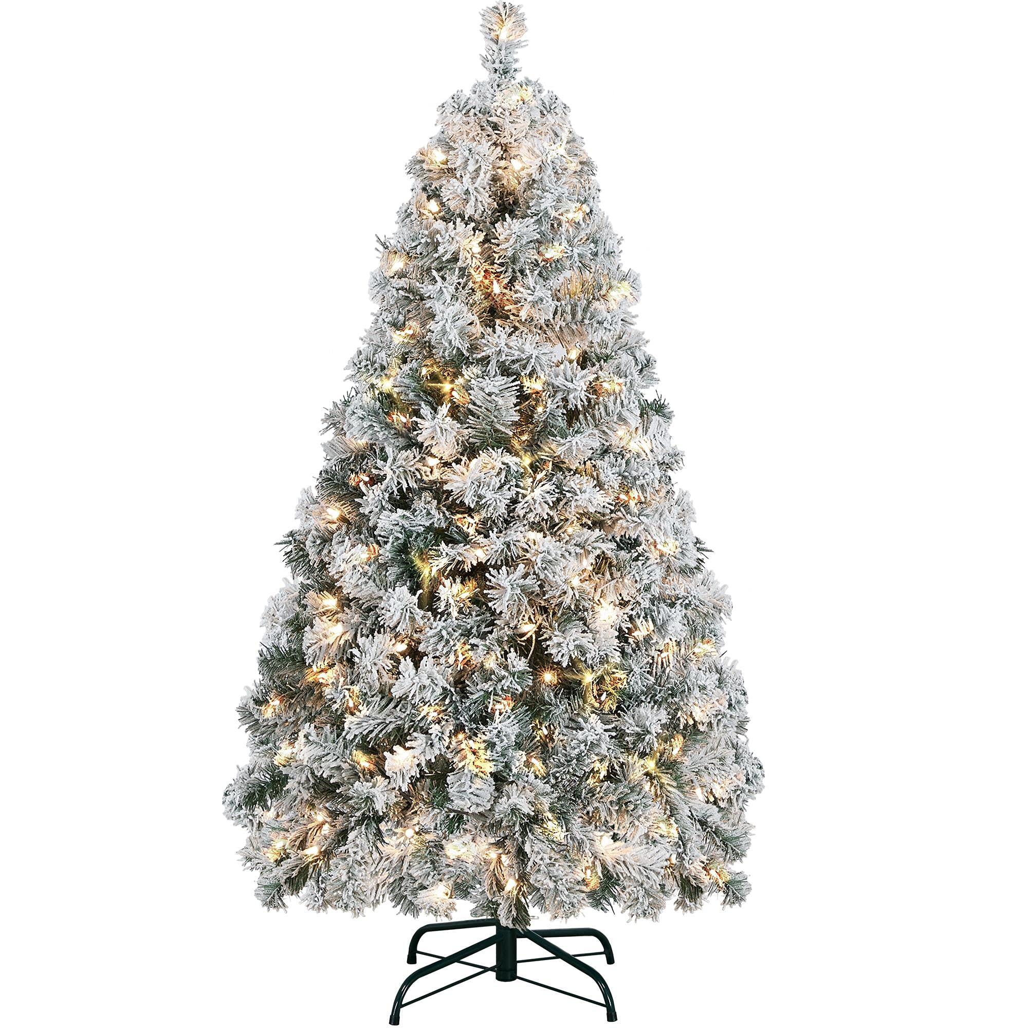 Foto 2 pulgar | Árbol De Navidad Yaheetech De 1,4 M Con 150 Luces Blancas Cálidas Y Soporte - Venta Internacional.