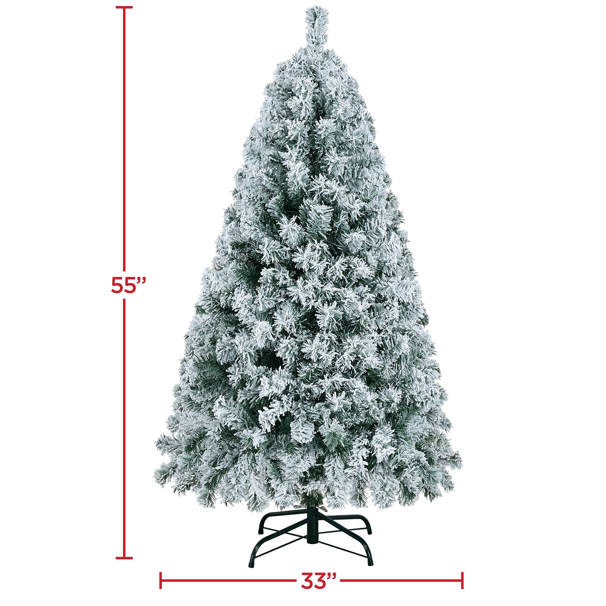 Foto 7 pulgar | Árbol De Navidad Yaheetech De 1,4 M Con 150 Luces Blancas Cálidas Y Soporte - Venta Internacional.