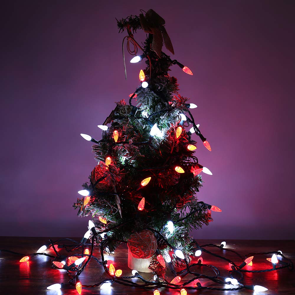 Foto 7 pulgar | Luces Led Navideñas Brizled, Paquete De 2 Unidades, 10 M, 100 Rojas Y Blancas C5 - Venta Internacional.