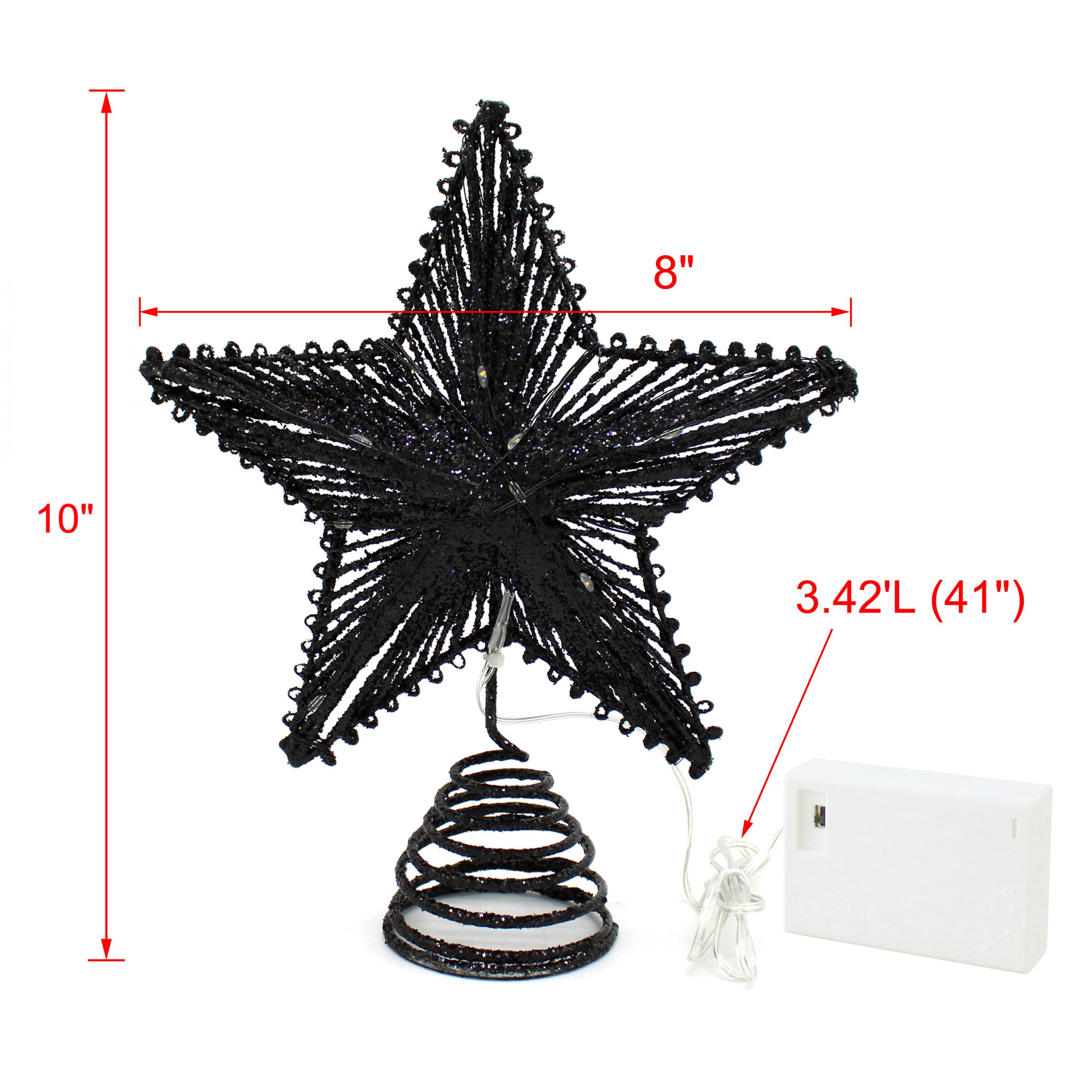 Foto 7 pulgar | Árbol De Navidad Top Star Cvhomedeco. Con Luces Led De Color Blanco Cálido - Venta Internacional.
