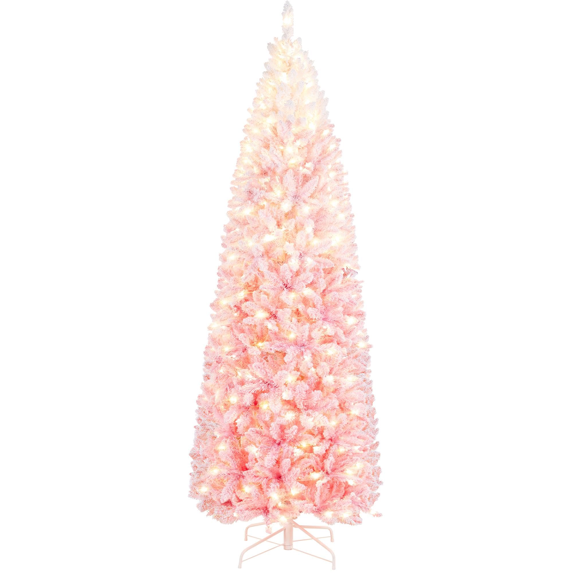 Foto 2 pulgar | Lápiz Navideño Yaheetech Snow Flocado, 2,3 M, Con Luces - Venta Internacional.