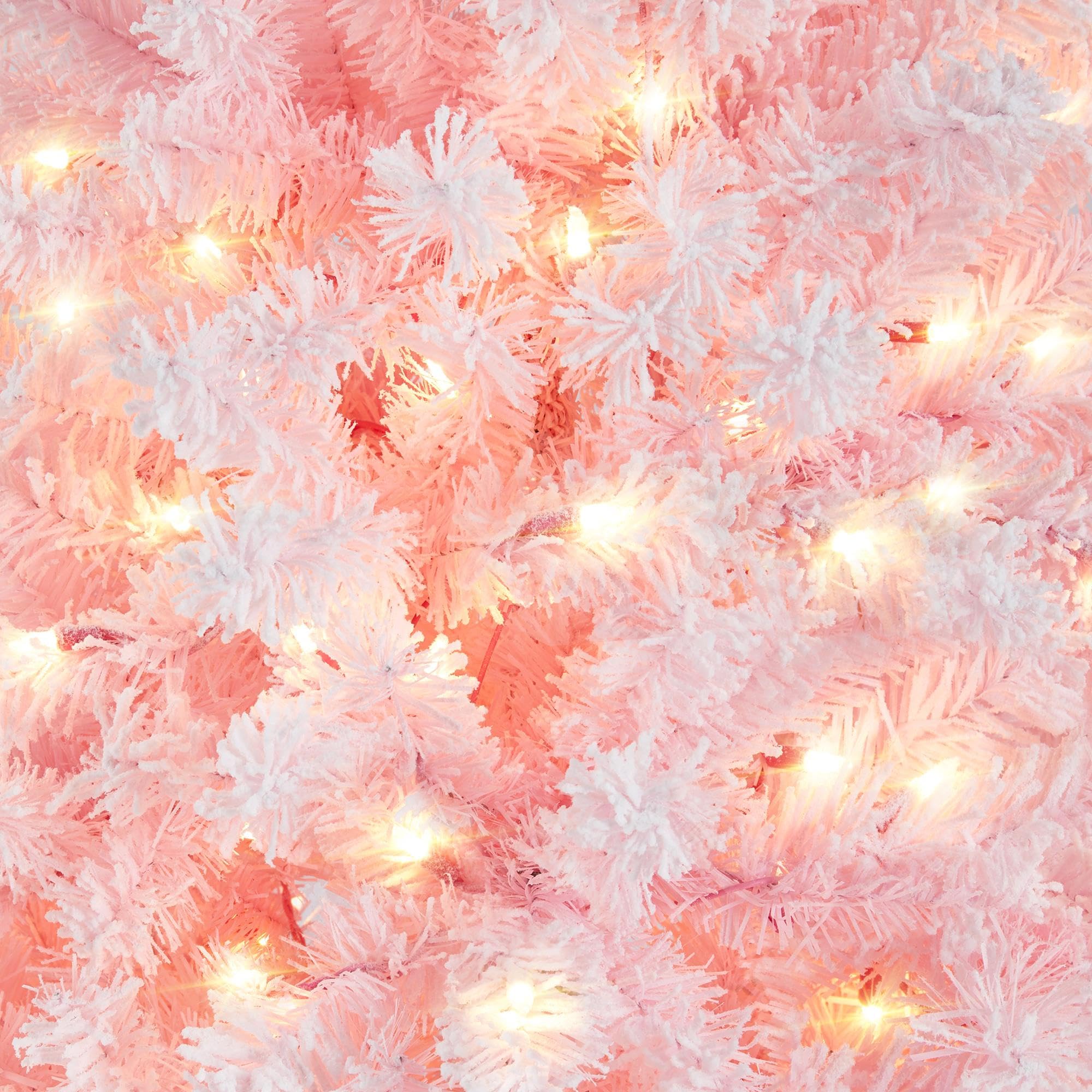 Foto 6 pulgar | Lápiz Navideño Yaheetech Snow Flocado, 2,3 M, Con Luces - Venta Internacional.