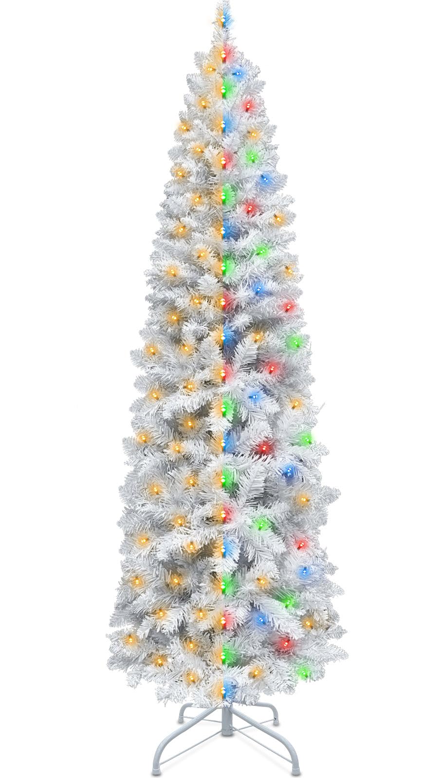 Árbol De Navidad Turnmeon Con Doble Cambio De Color, 6 Pies, Con 240 Luces - Venta Internacional. $3,662