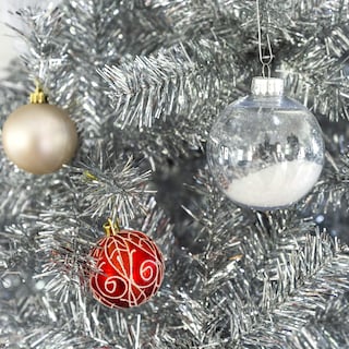 Foto 3 | Árbol De Navidad Best Choice Products, Oropel Plateado, 7.5 Pies - Venta Internacional.