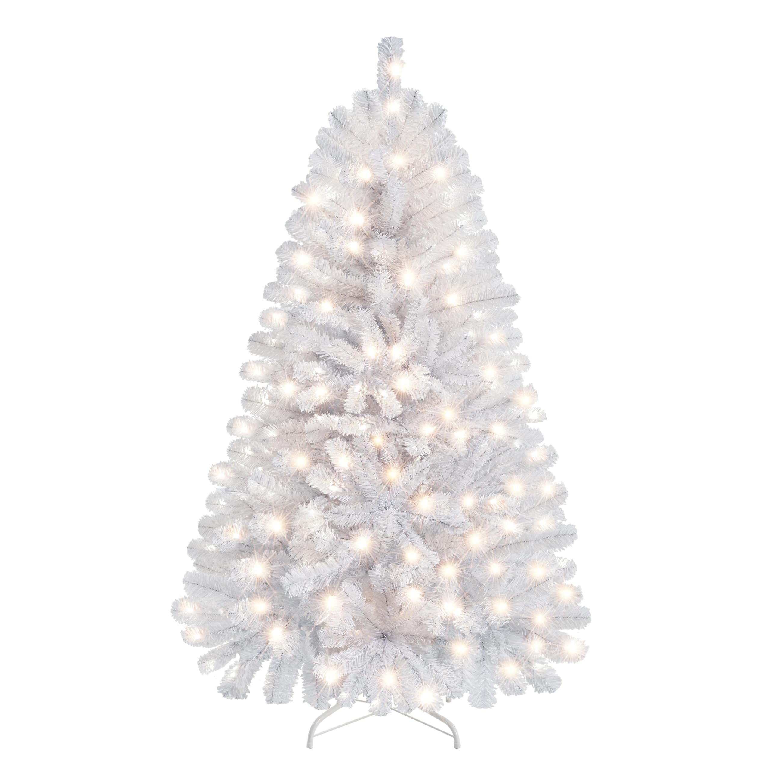 Foto 1 | Árbol De Navidad Yaheetech, Abeto Preiluminado, 1,4 M, Con 150 Luces - Venta Internacional.