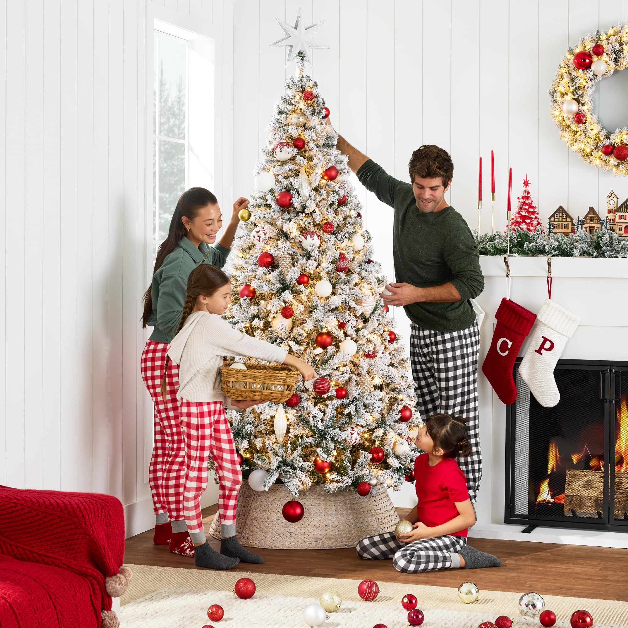 Foto 4 pulgar | Árbol De Navidad Best Choice Products, 7,5 Pies, Cubierto De Nieve - Venta Internacional.