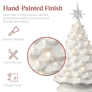 Foto 2 | Árbol De Navidad Best Choice Products De Cerámica De 18 Cm Con Led - Venta Internacional.
