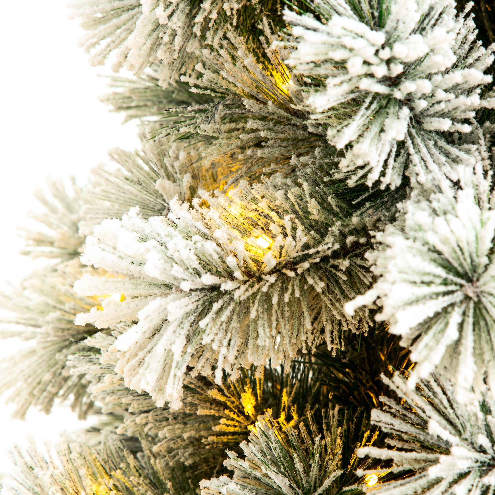 Foto 6 pulgar | Árbol De Navidad Glitzhome Artificial Preiluminado De 1,8 M Con 300 Luces - Venta Internacional.