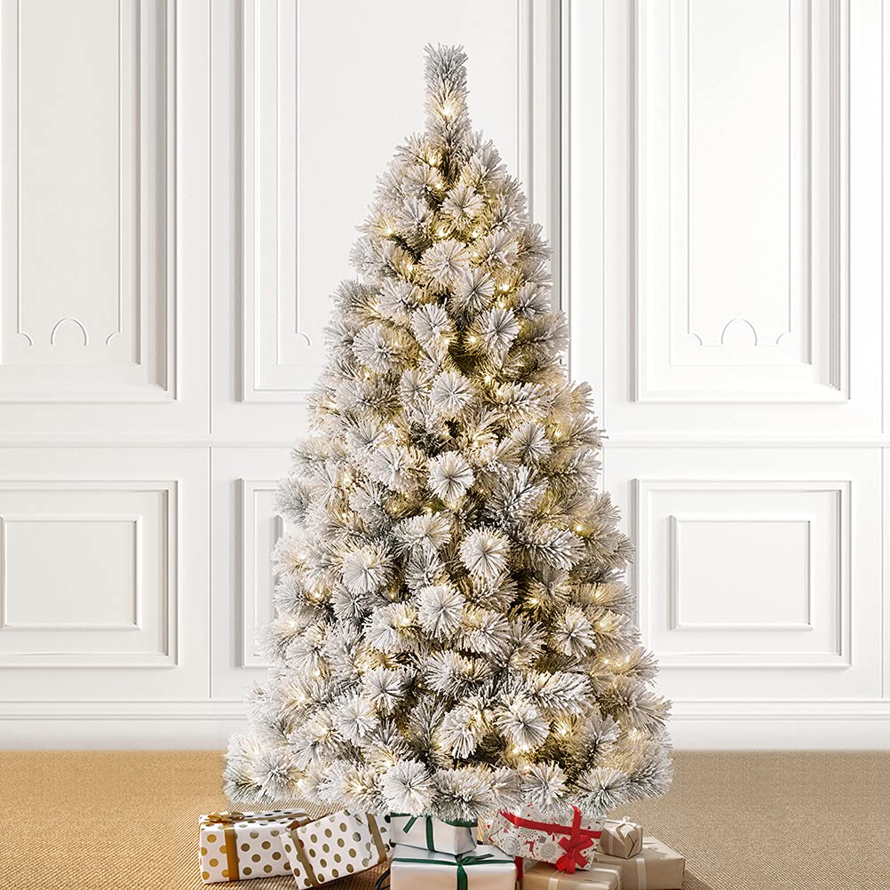 Foto 8 pulgar | Árbol De Navidad Glitzhome Artificial Preiluminado De 1,8 M Con 300 Luces - Venta Internacional.