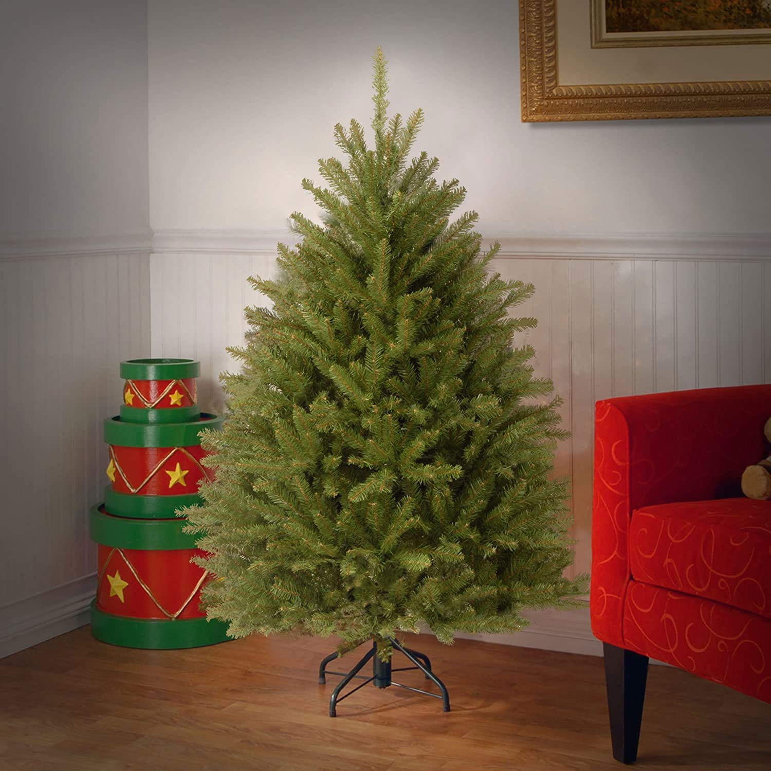 Foto 5 | Árbol De Navidad Dunhill Fir De National Tree Company, 1,4 M - Venta Internacional.