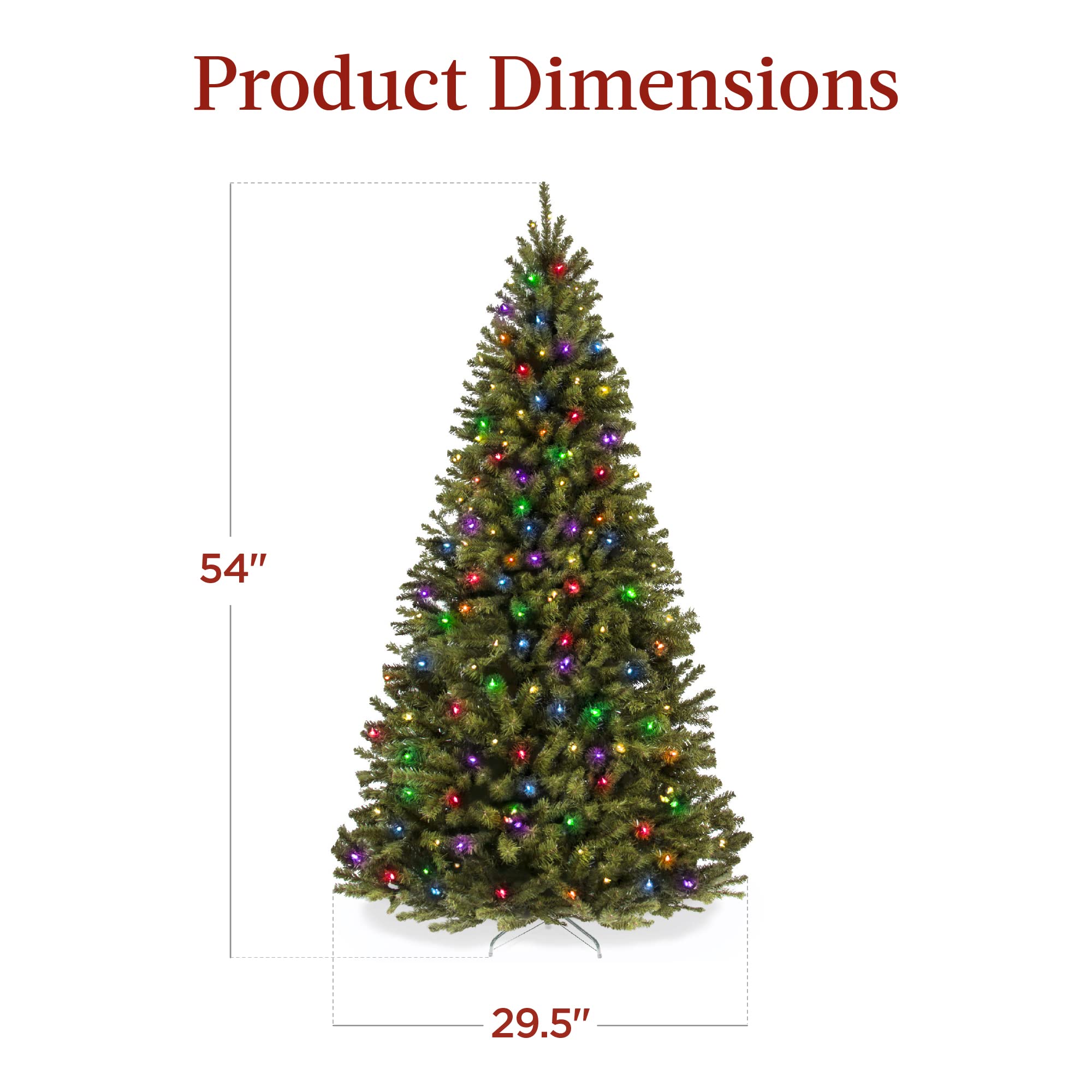 Foto 8 pulgar | Árbol De Navidad Best Choice Products Preiluminado De 1,4 M Con Luces Led - Venta Internacional.