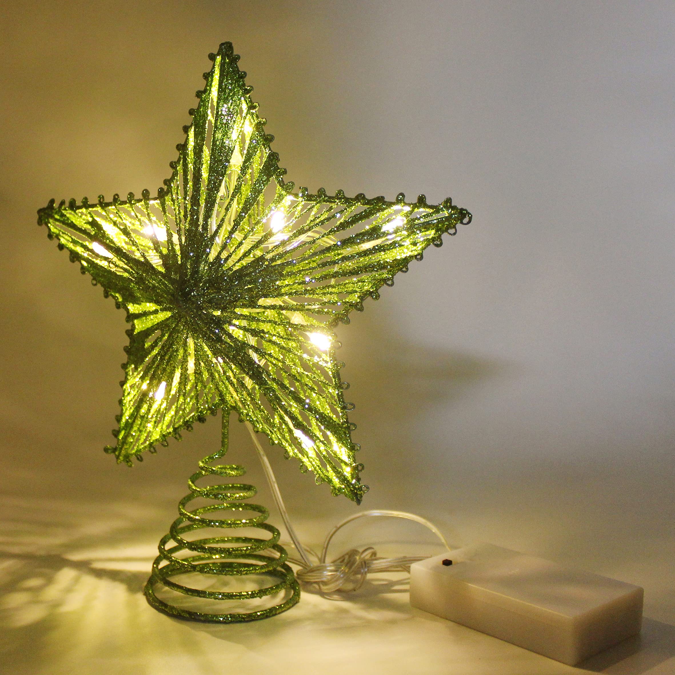 Foto 6 pulgar | Árbol De Navidad Top Star Cvhomedeco Green Glittered 3d - Venta Internacional.