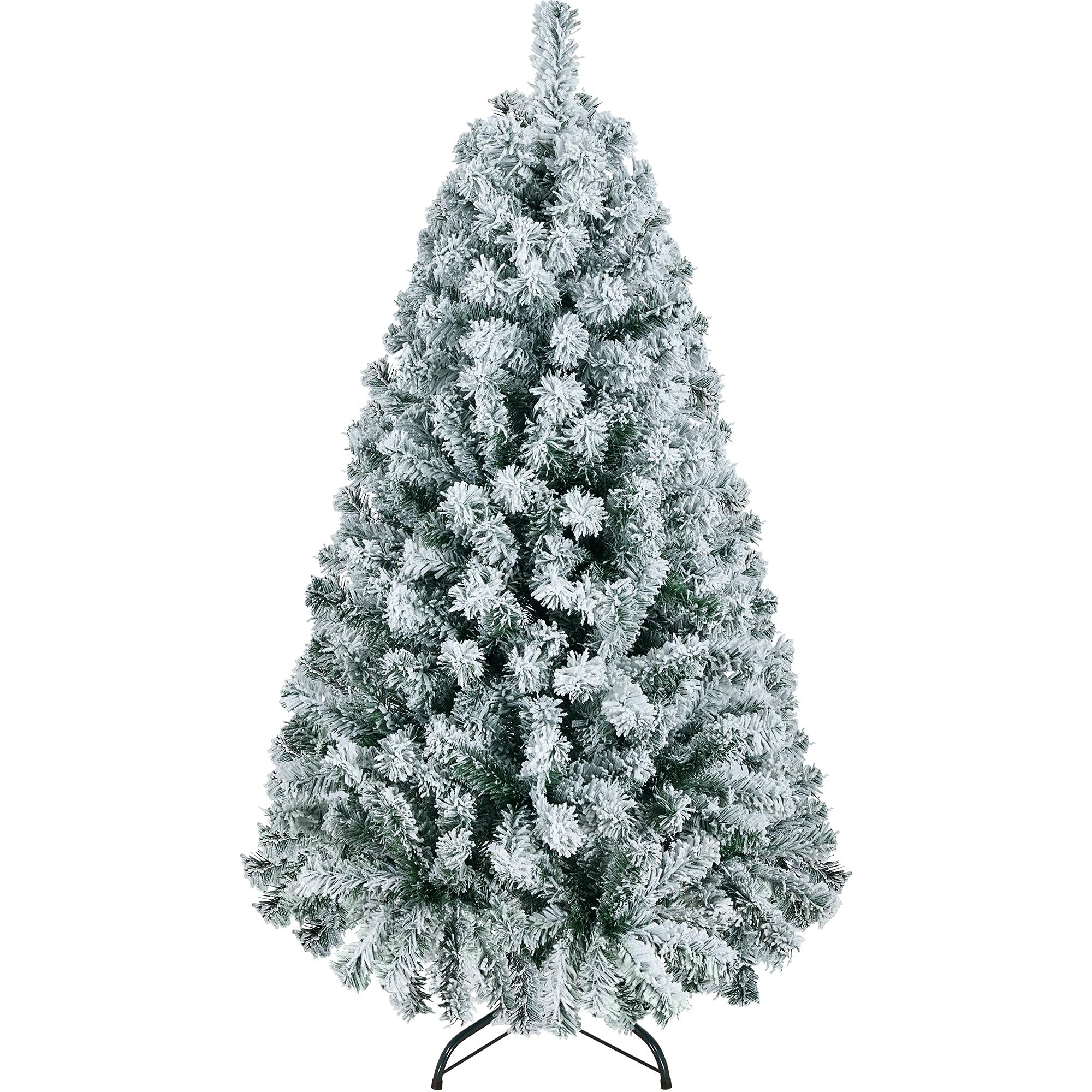 Árbol De Navidad Yaheetech, Abeto Cubierto De Nieve, 1,4 M, Con 340 Puntas - Venta Internacional. $2,213