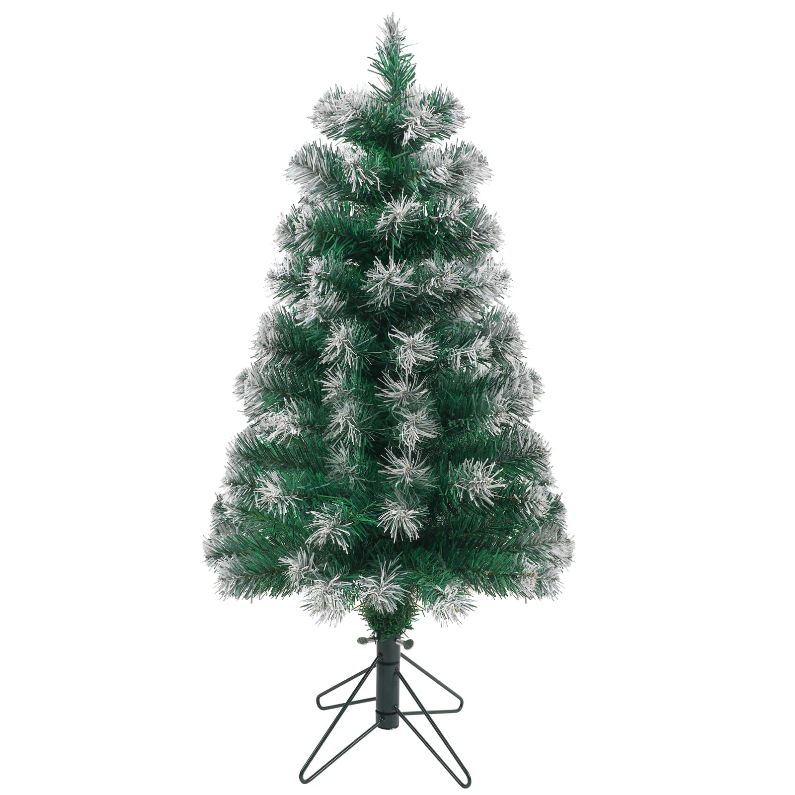 Árbol De Navidad Ccinee, Tamaño Pequeño, Verde, Con Puntas De Nieve Flocadas - Venta Internacional. $771